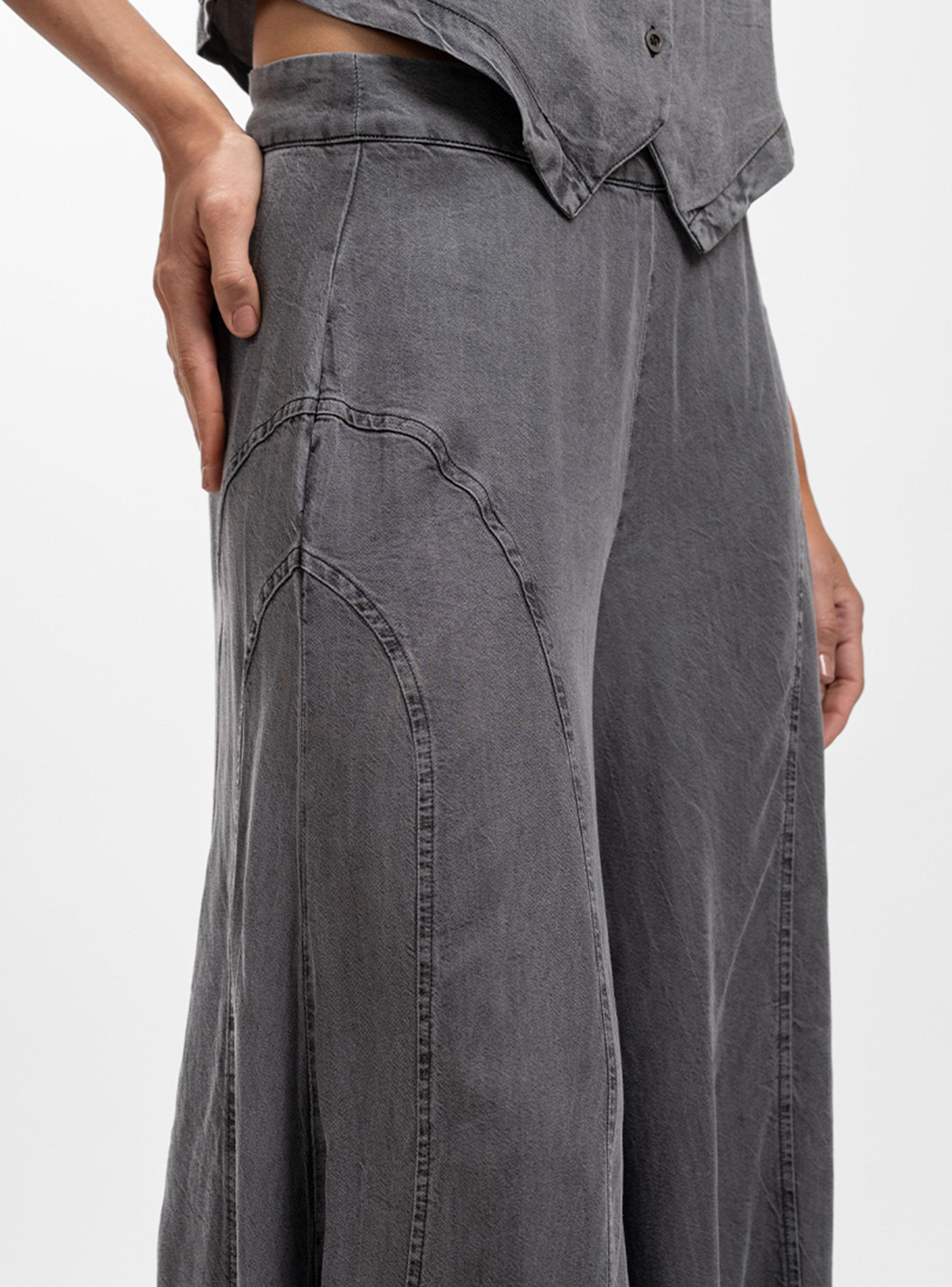 Pantalón Ancho Sarah Grafito-2