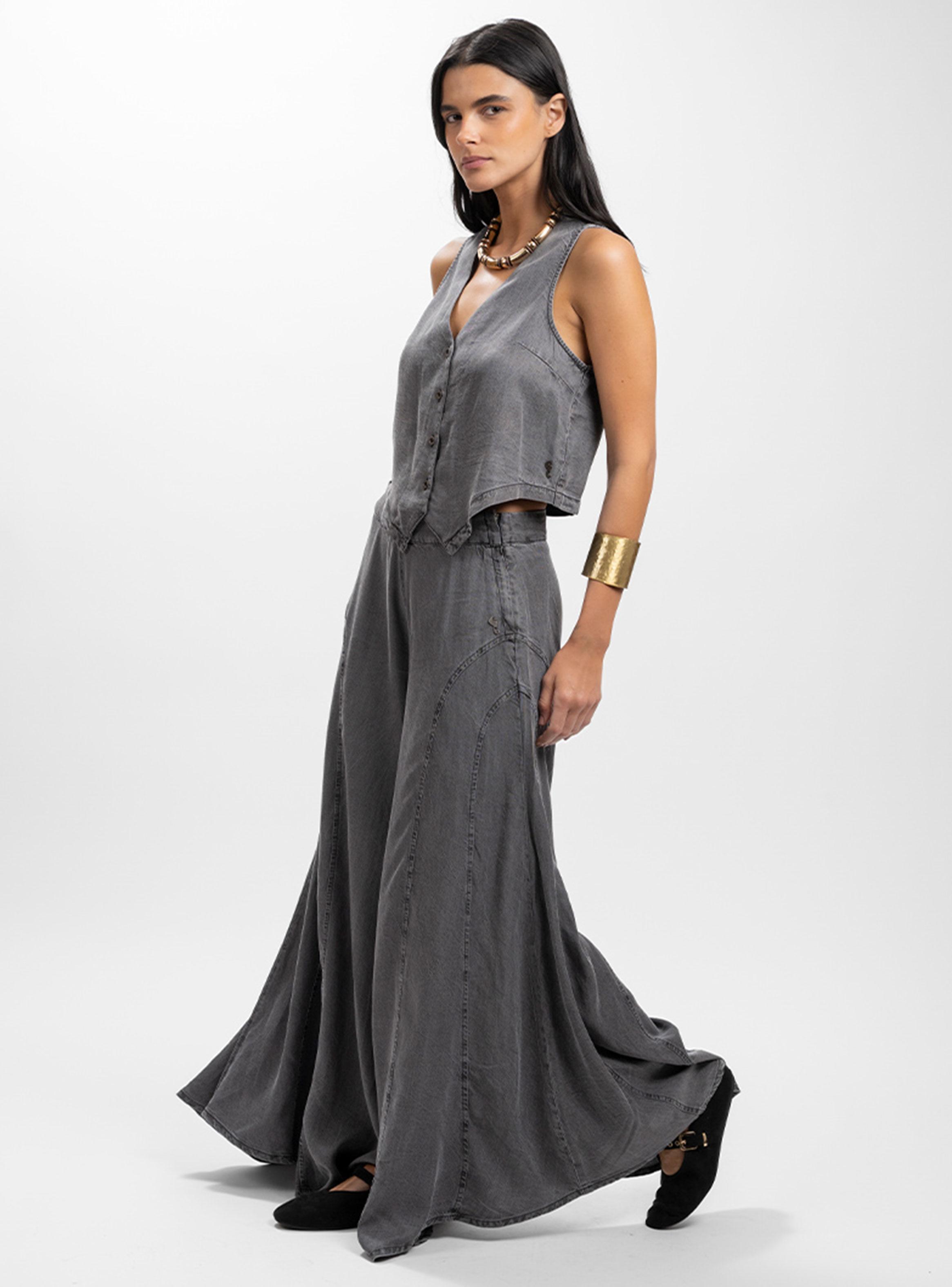 Pantalón Ancho Sarah Grafito-3