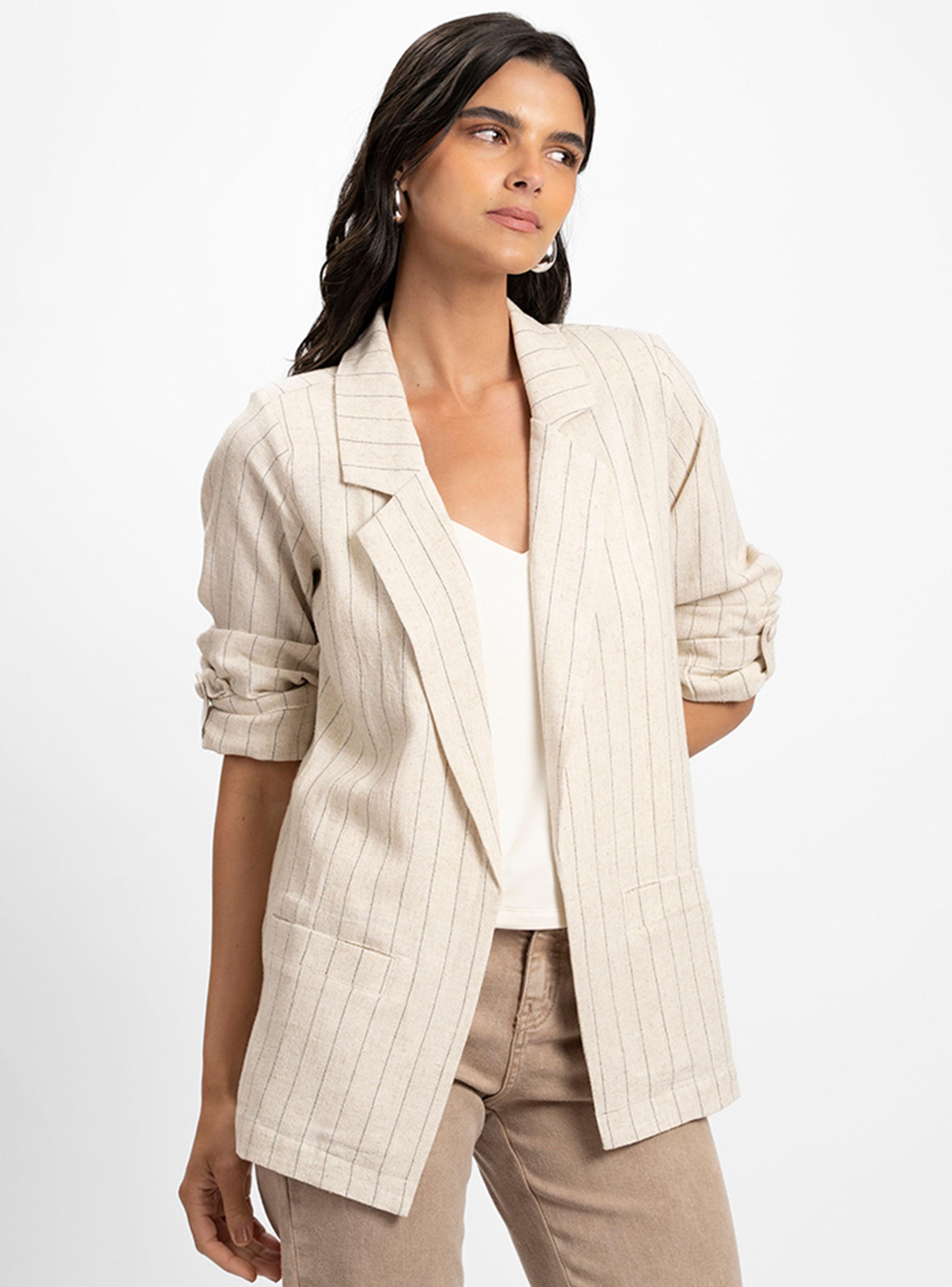 Blazer Lino Marta Arena-2