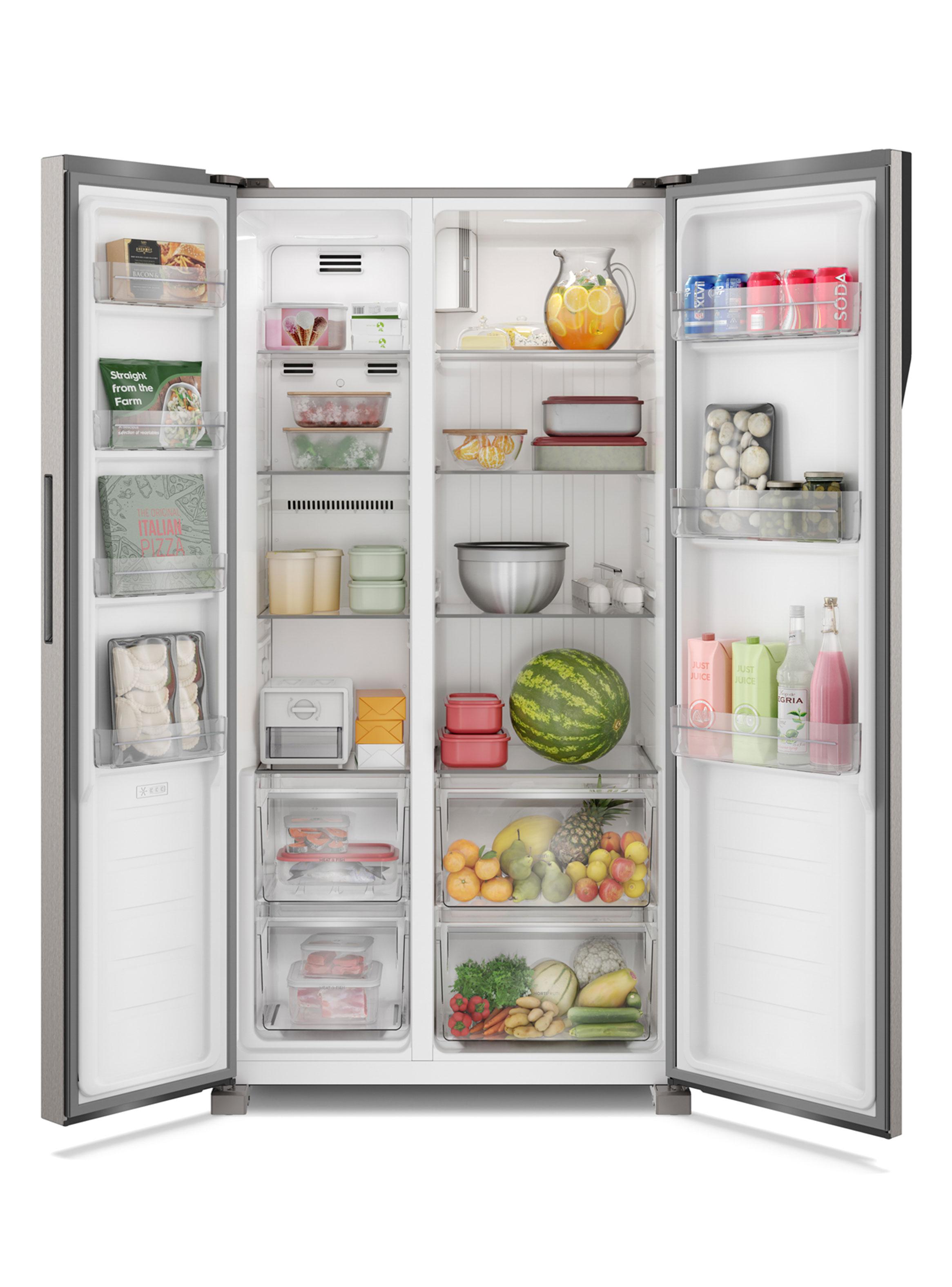 Refrigerador Side by Side No Frost 436 Litros SFX440 Inox-3