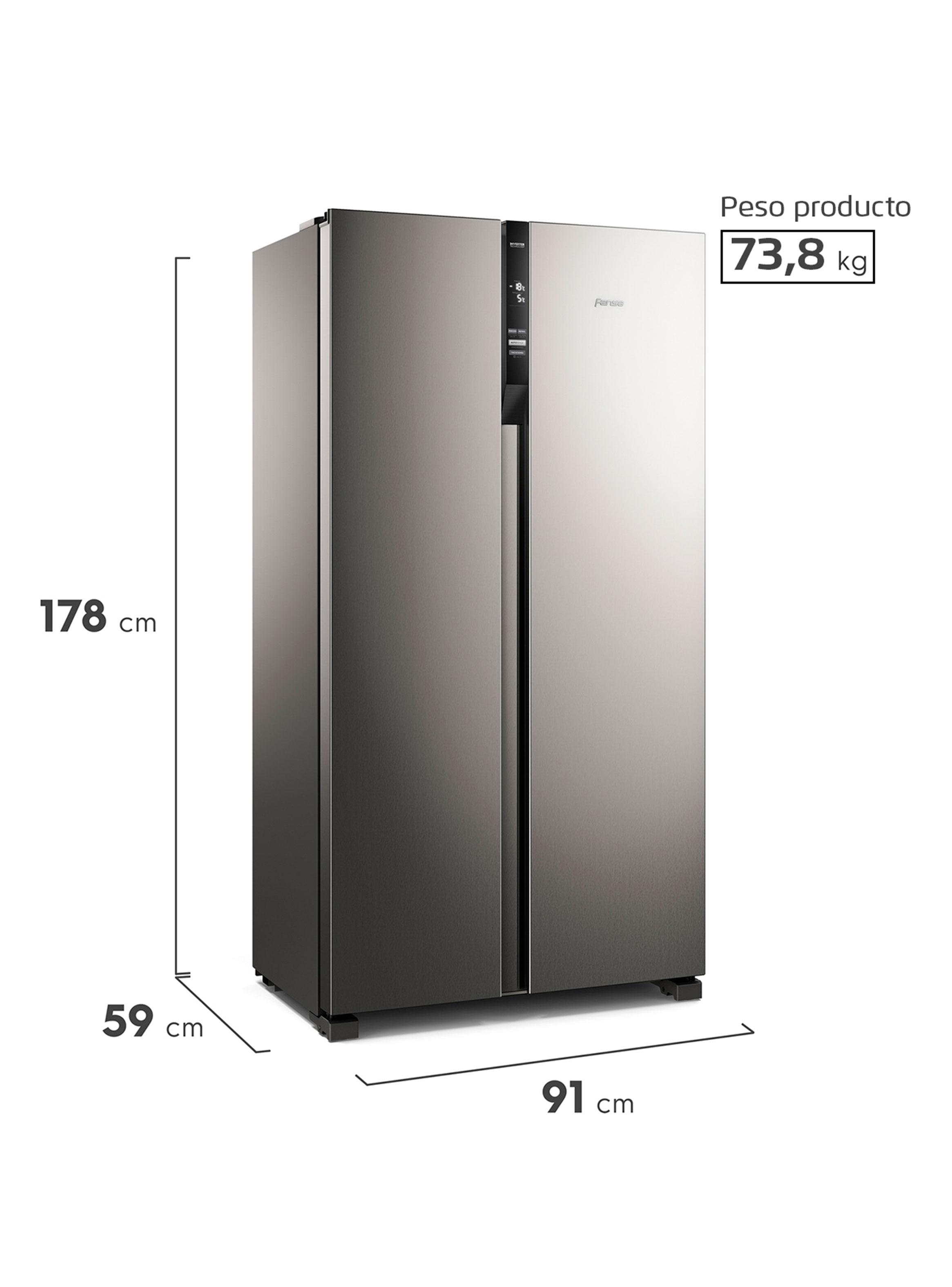 Refrigerador Side by Side No Frost 436 Litros SFX440 Inox-2