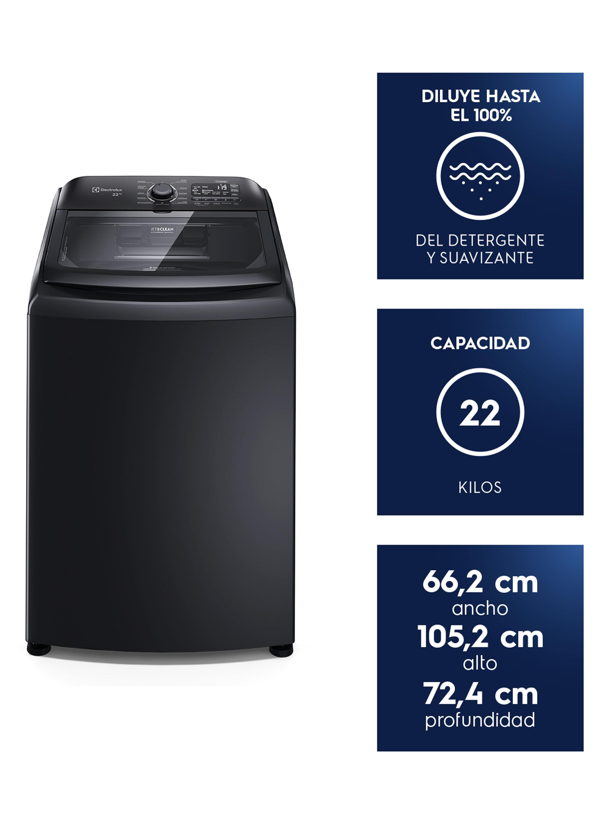 Lavadora Carga Superior 22 kg LS22Y Negro-2