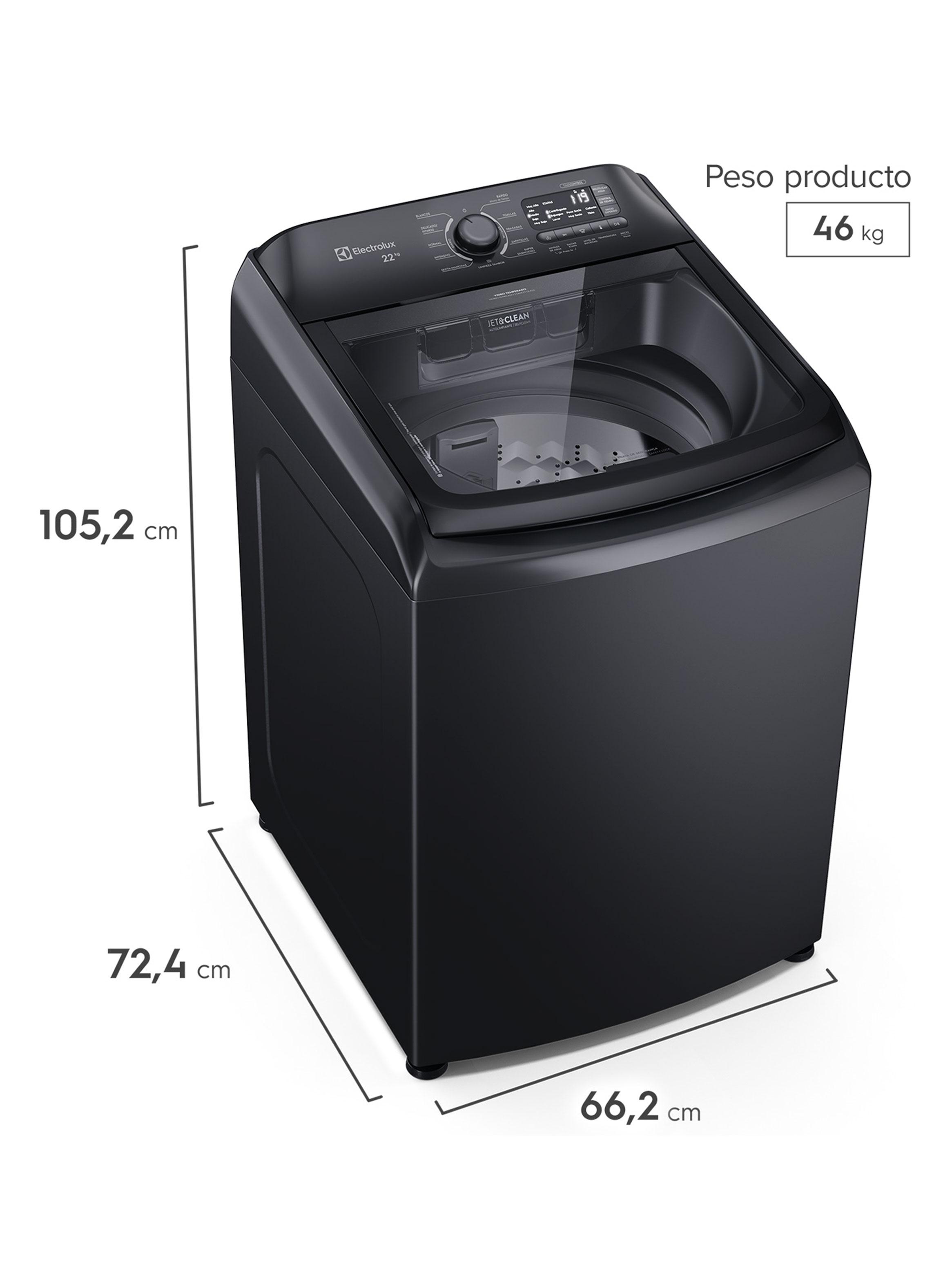 Lavadora Carga Superior 22 kg LS22Y Negro-2