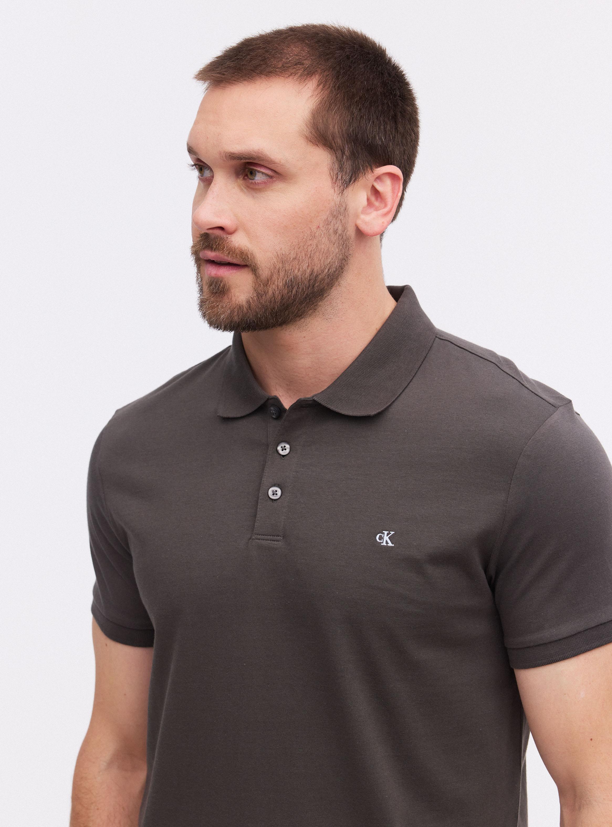Polera Cuello Polo Manga Corta Logo Bordado-2