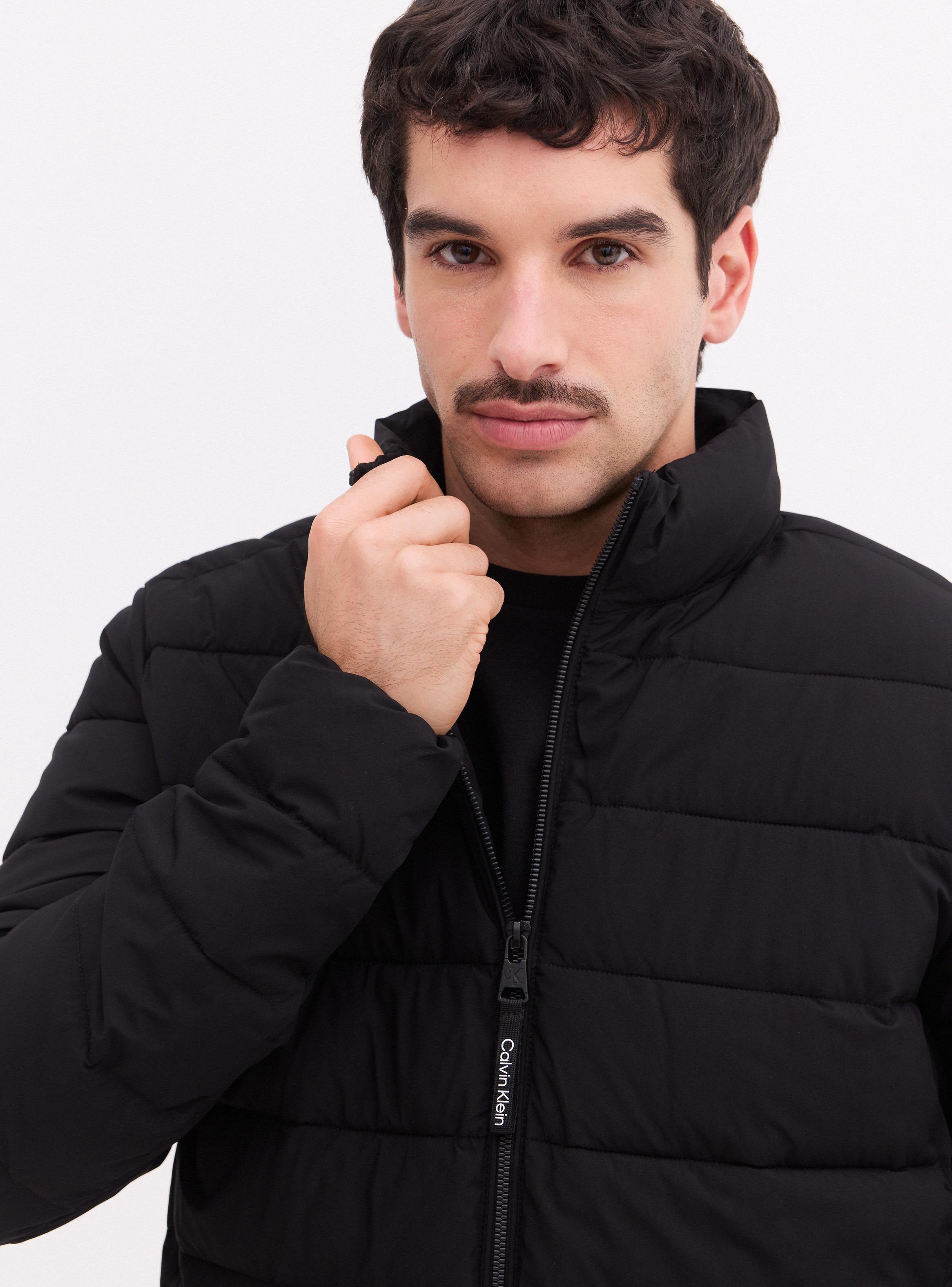 Parka Básica Casual Manga Larga-2