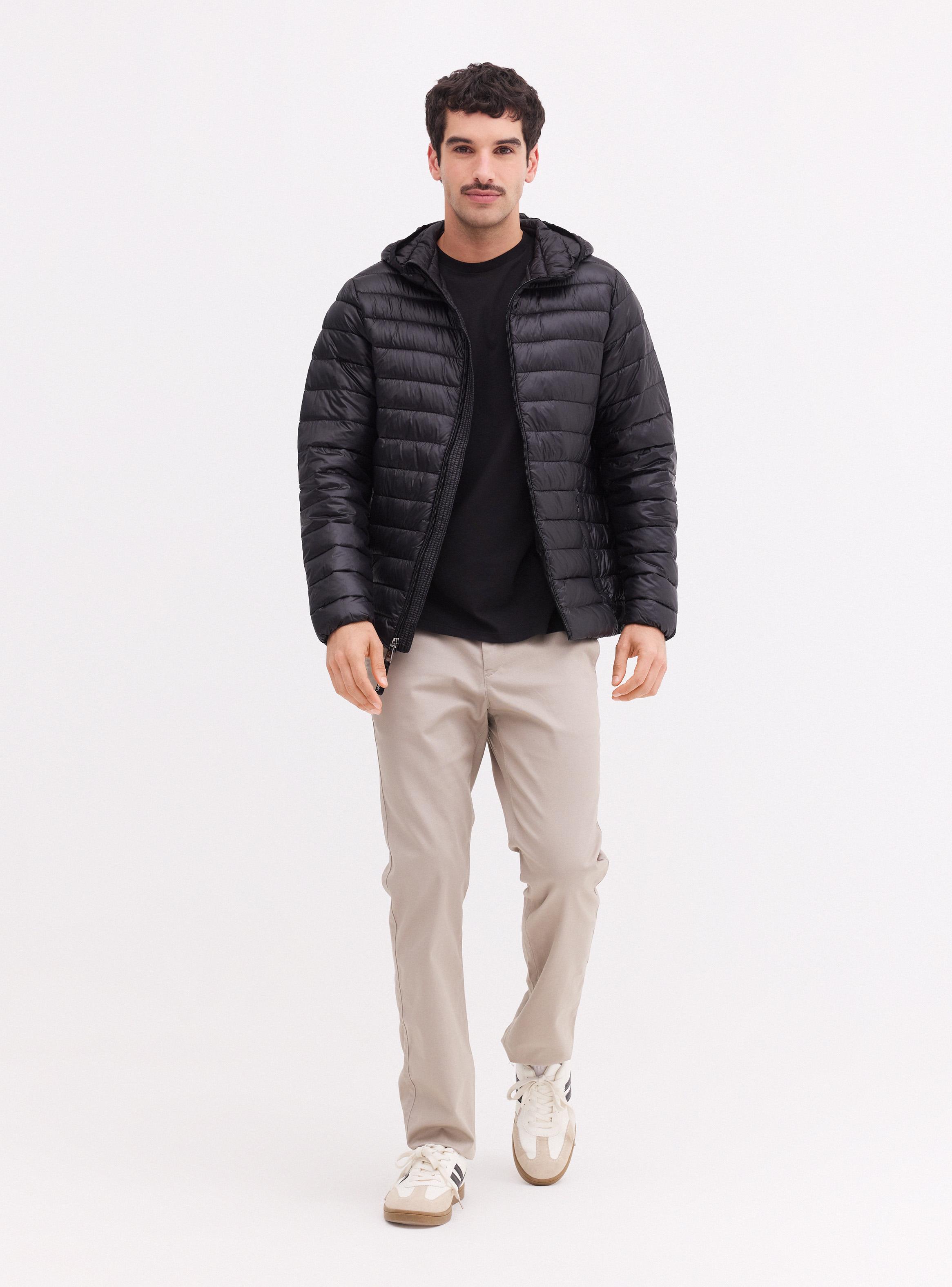 Parka Manga Larga Moda-4