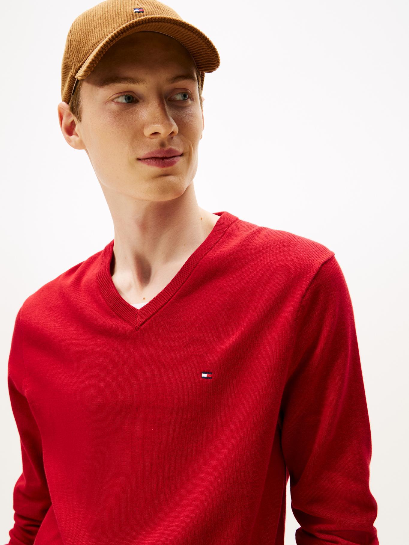 Sweater Cuello V Básico TH-6