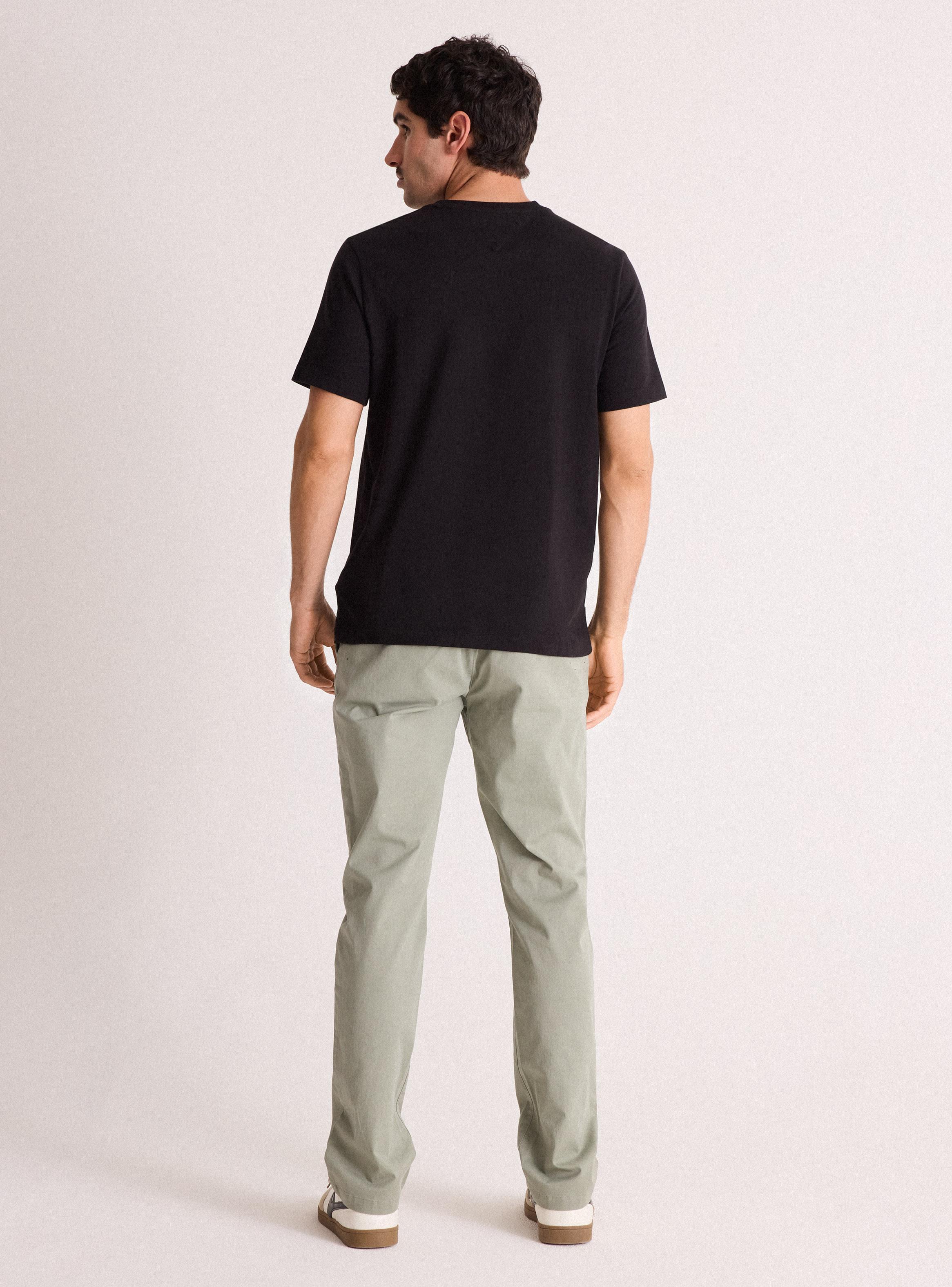 Polera Unicolor Manga Corta Básica-5