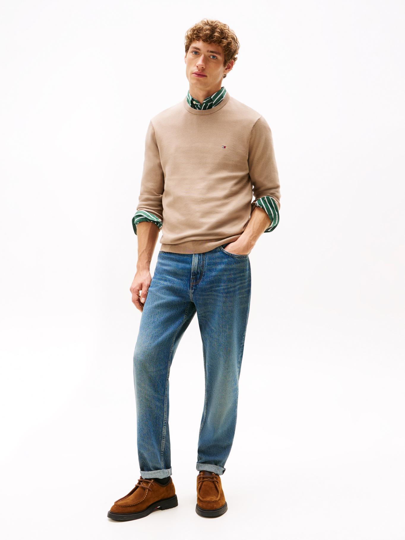 Sweater Casual Cuello Redondo-3