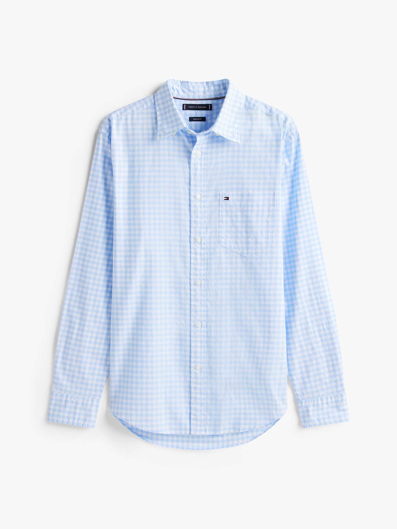 Camisa Mini Cuadros Bolsillo Frontal TH-3