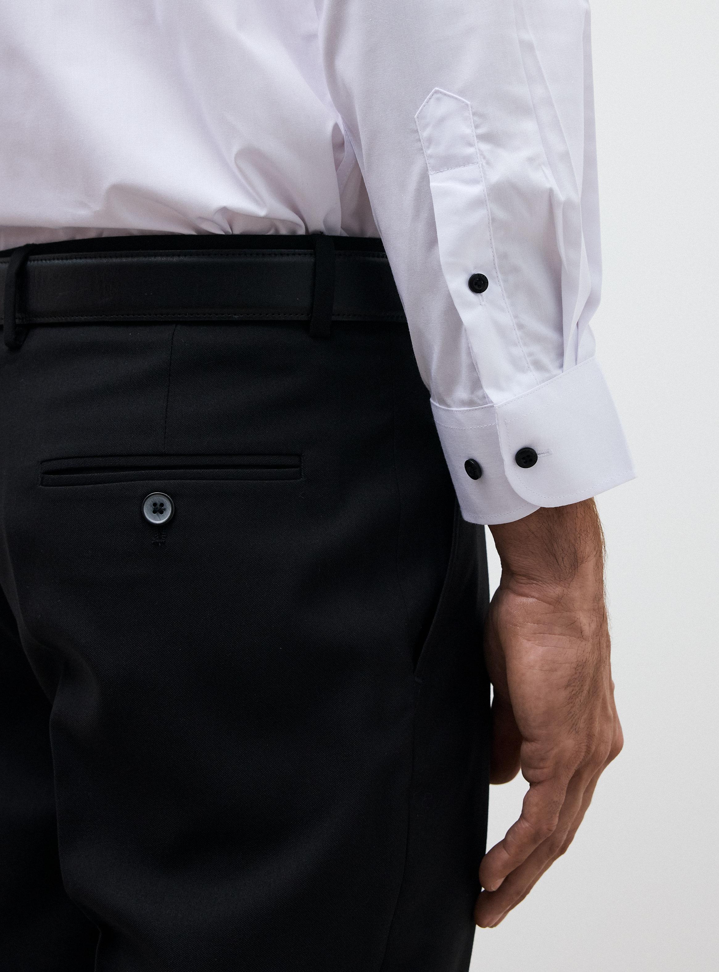 Camisa Slim Fit Blanca-3