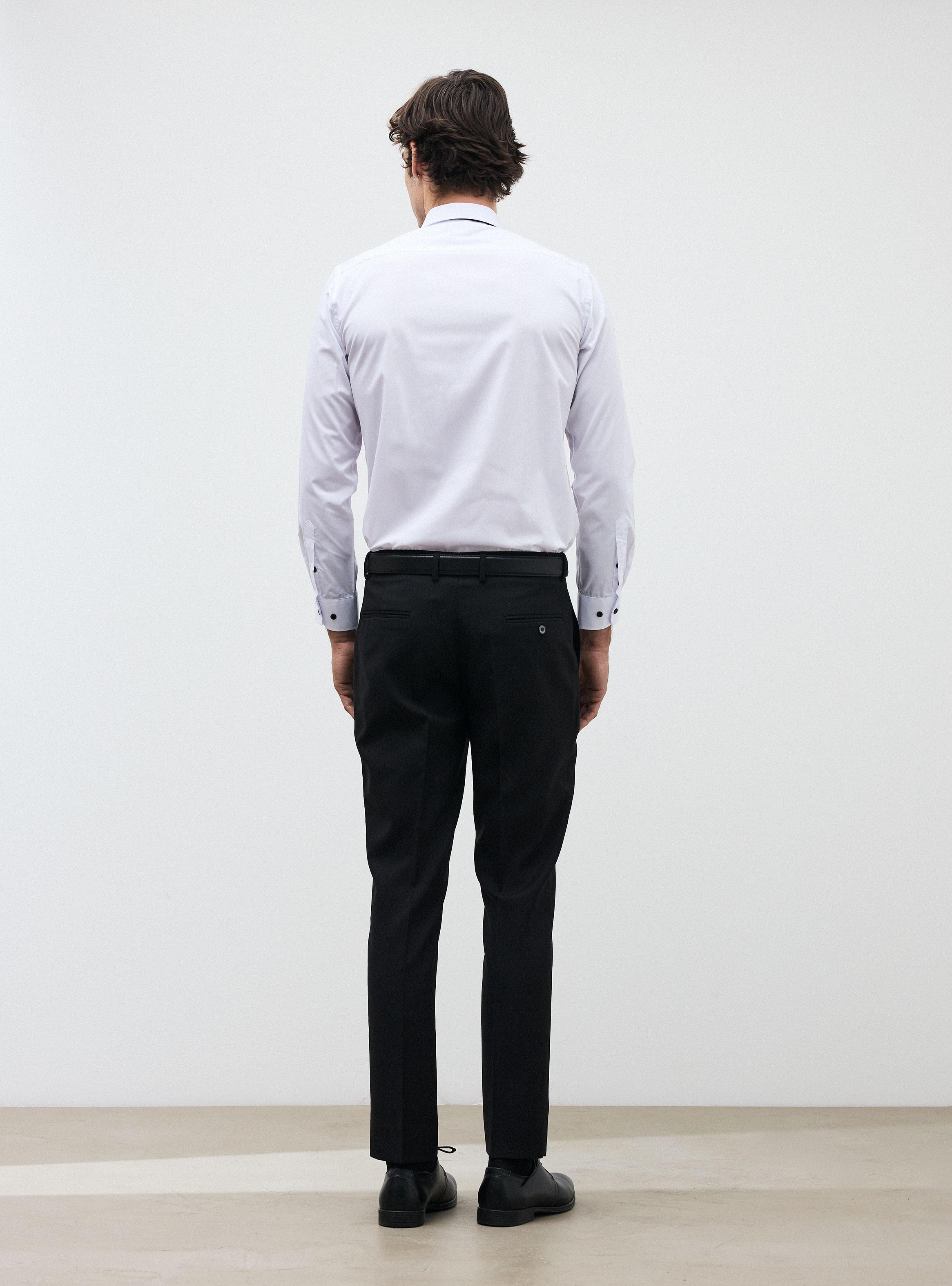 Camisa Slim Fit Blanca-5