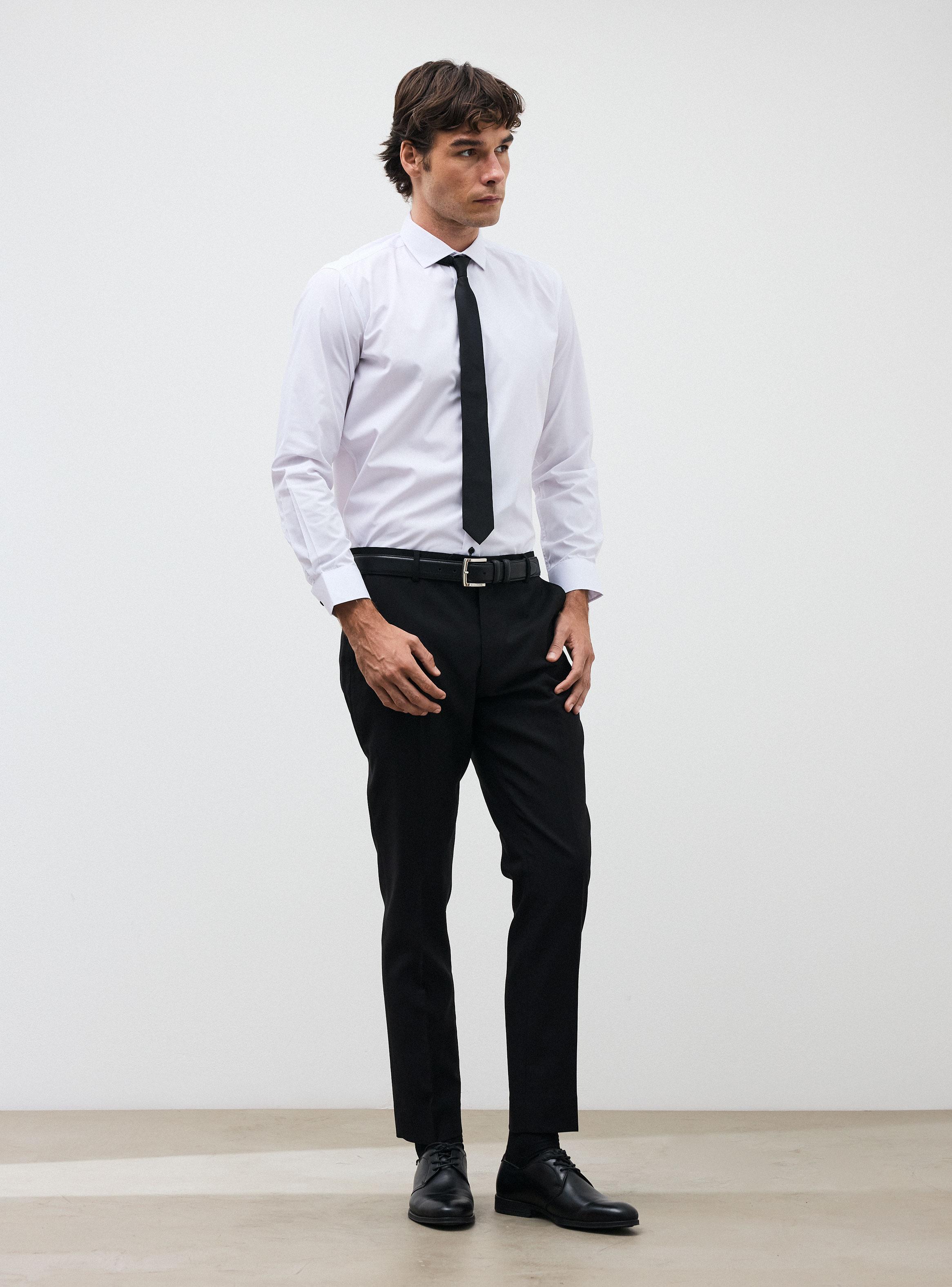 Camisa Slim Fit Blanca-4
