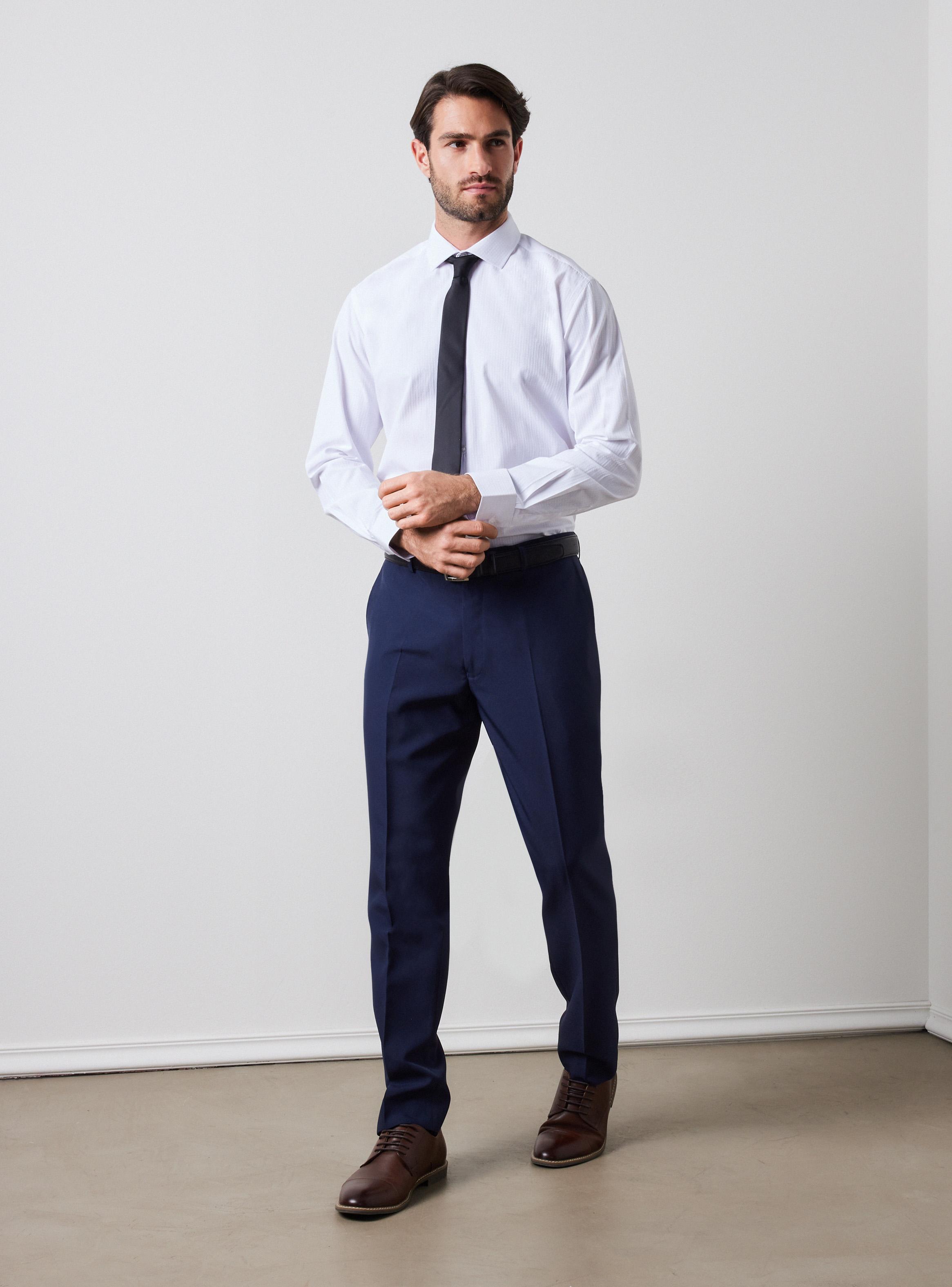 Camisa Slim Fit Texturada-4