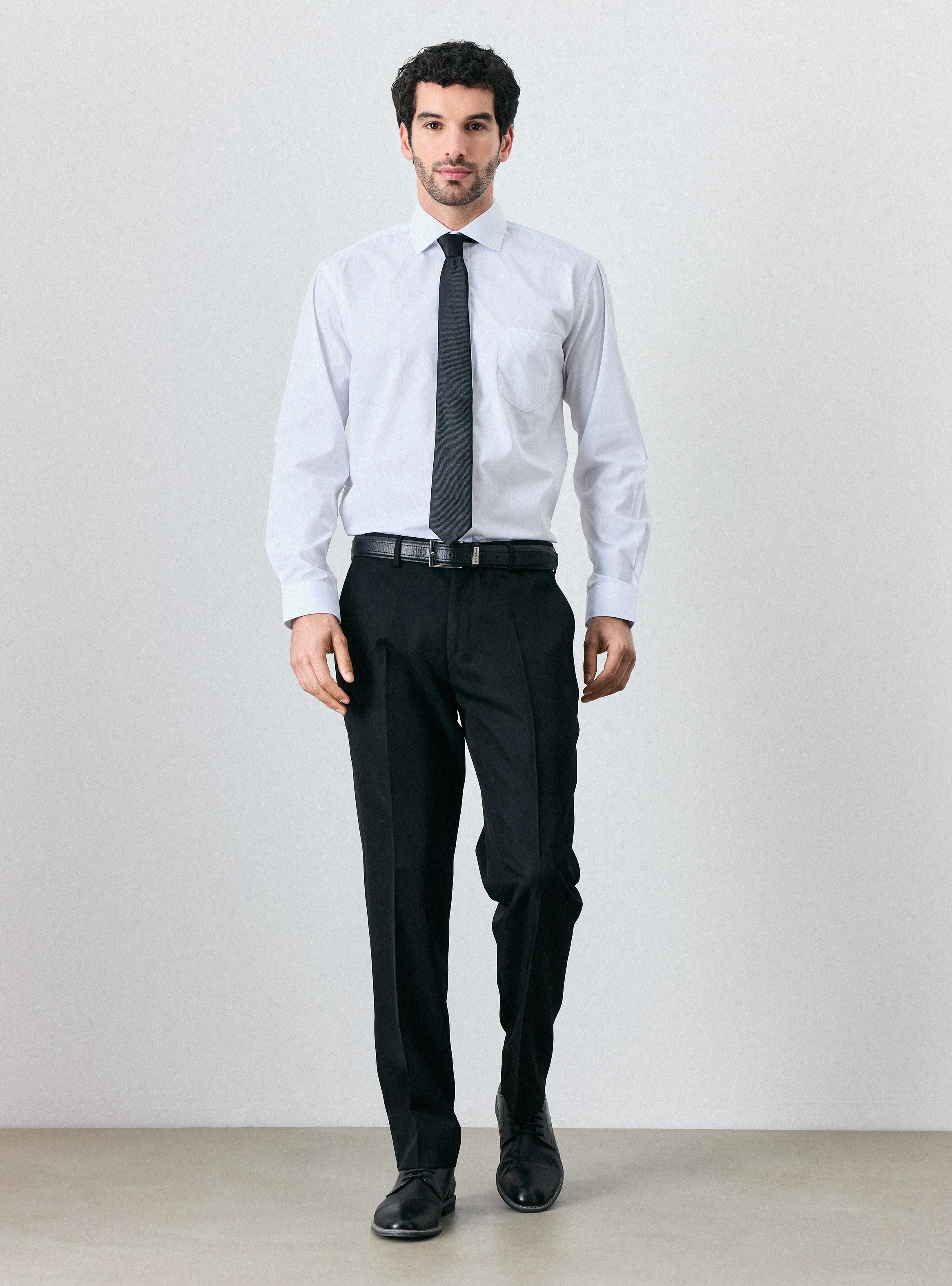 Camisa Blanca Semi Slim-4