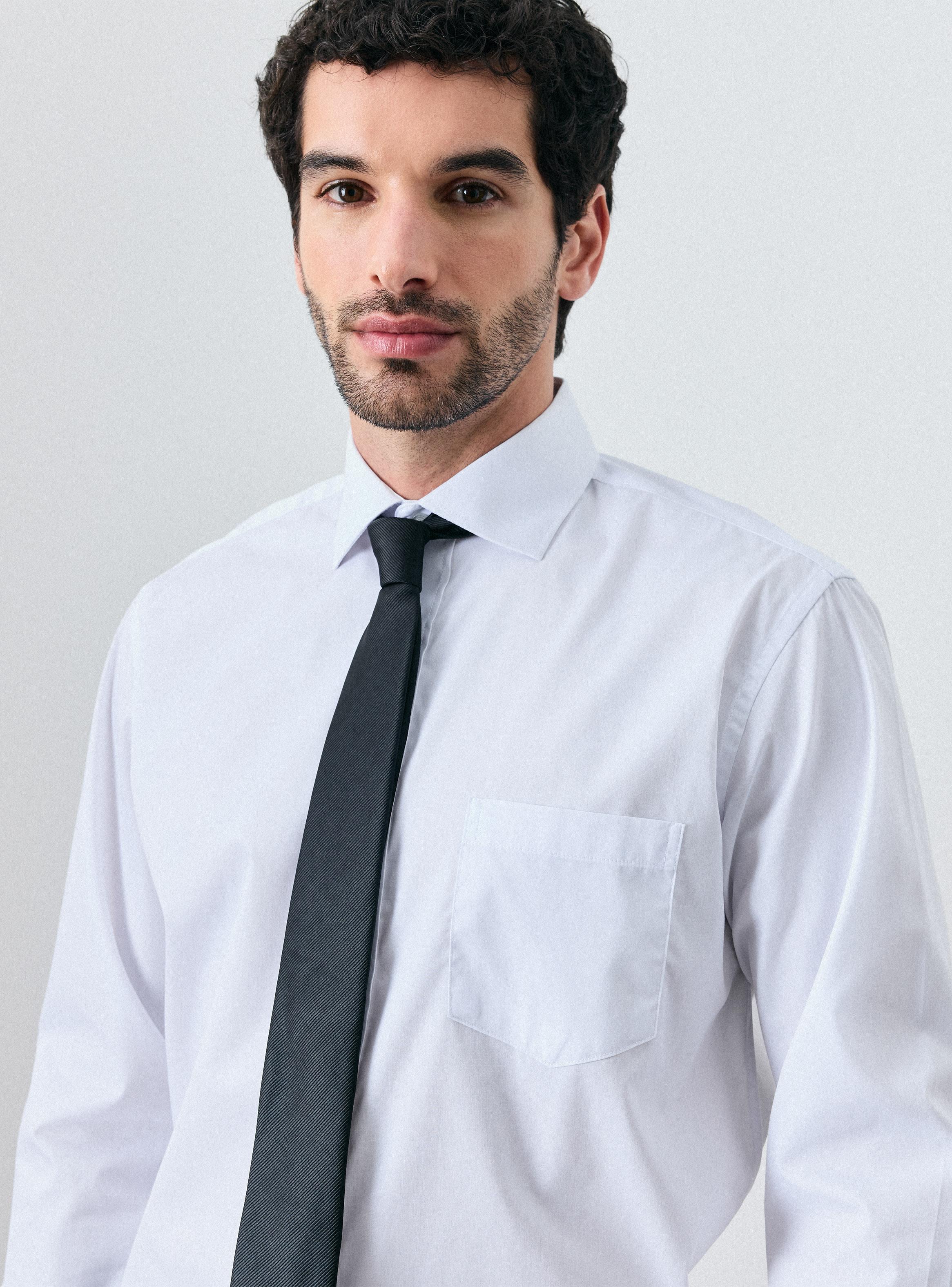 Camisa Blanca Semi Slim-2