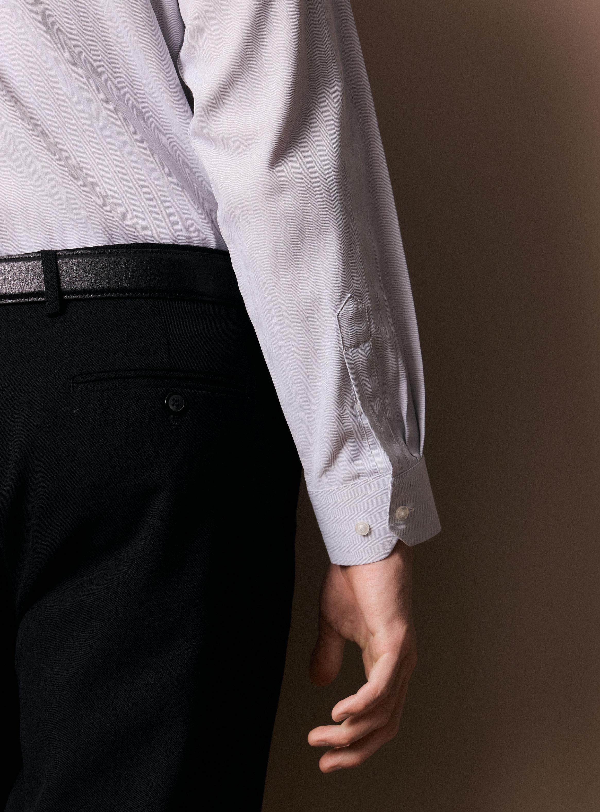 Camisa Semi Slim Textura Espigada-3