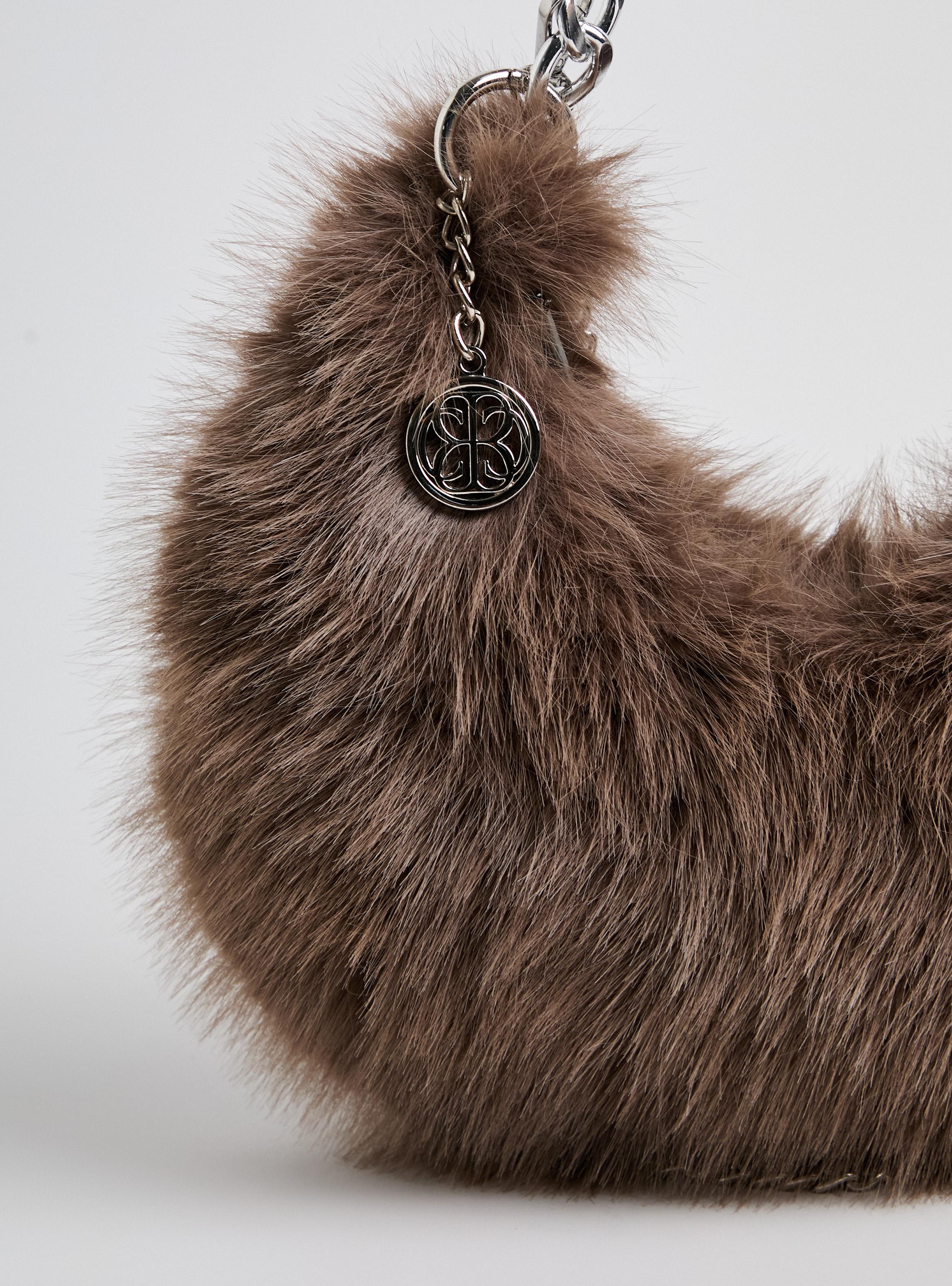 Cartera de Mano Felpa Sintética-4