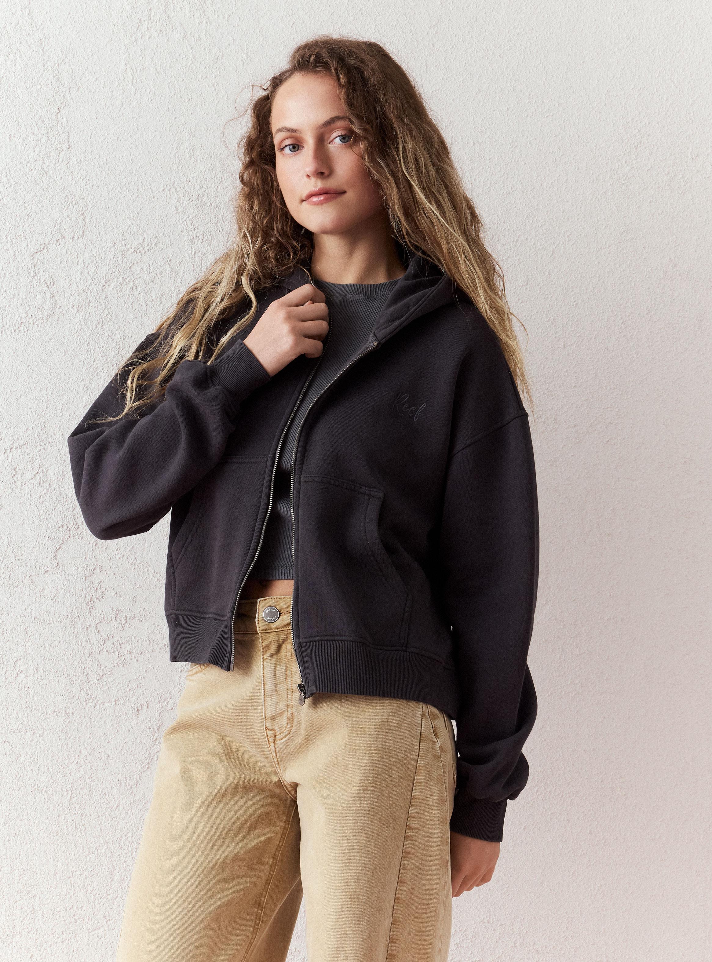 Polerón Full Zipper Acid Wash-0