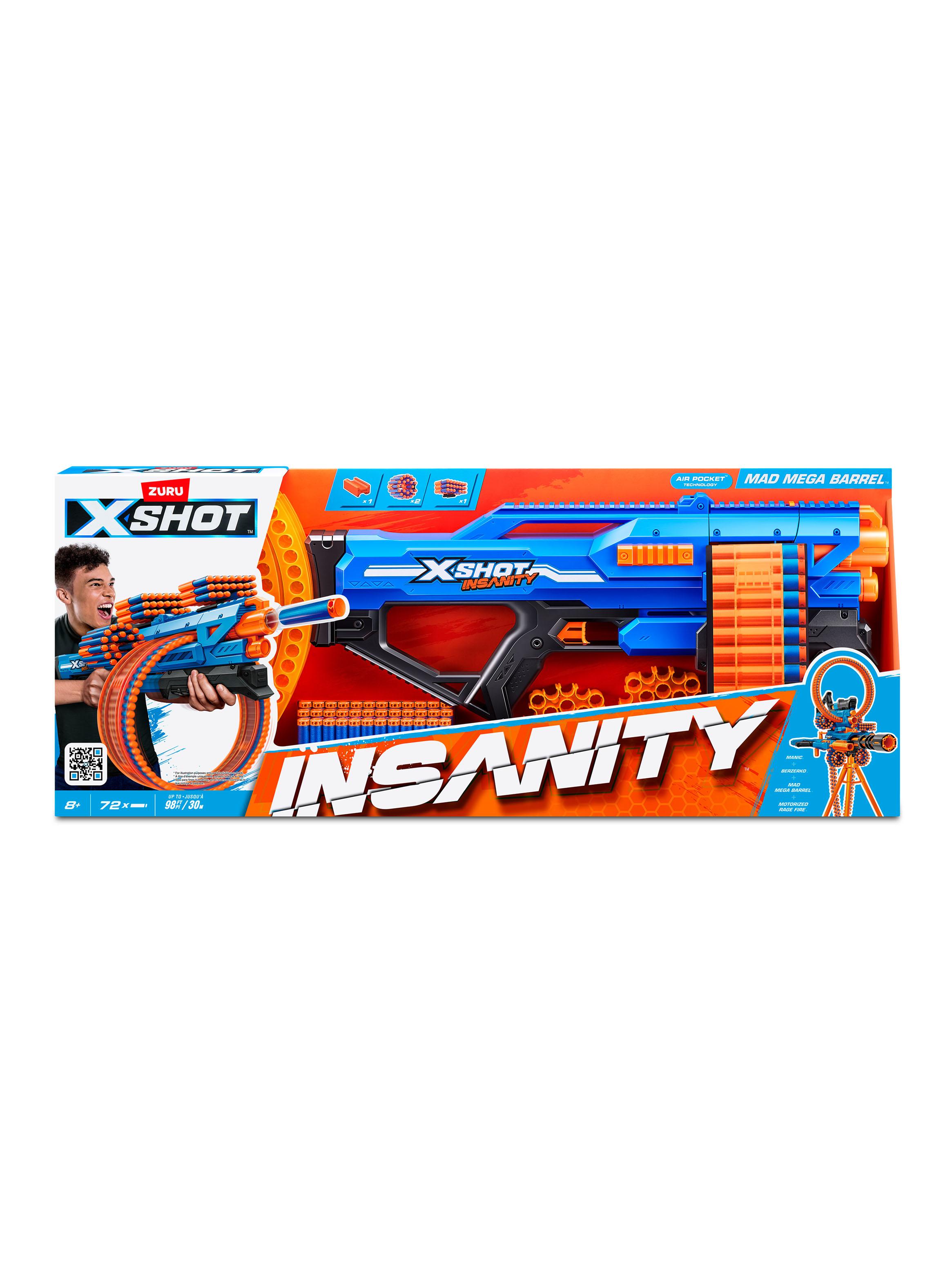 Lanza Dardos Insanity Mad Mega Barrel con 72 Dardos-3