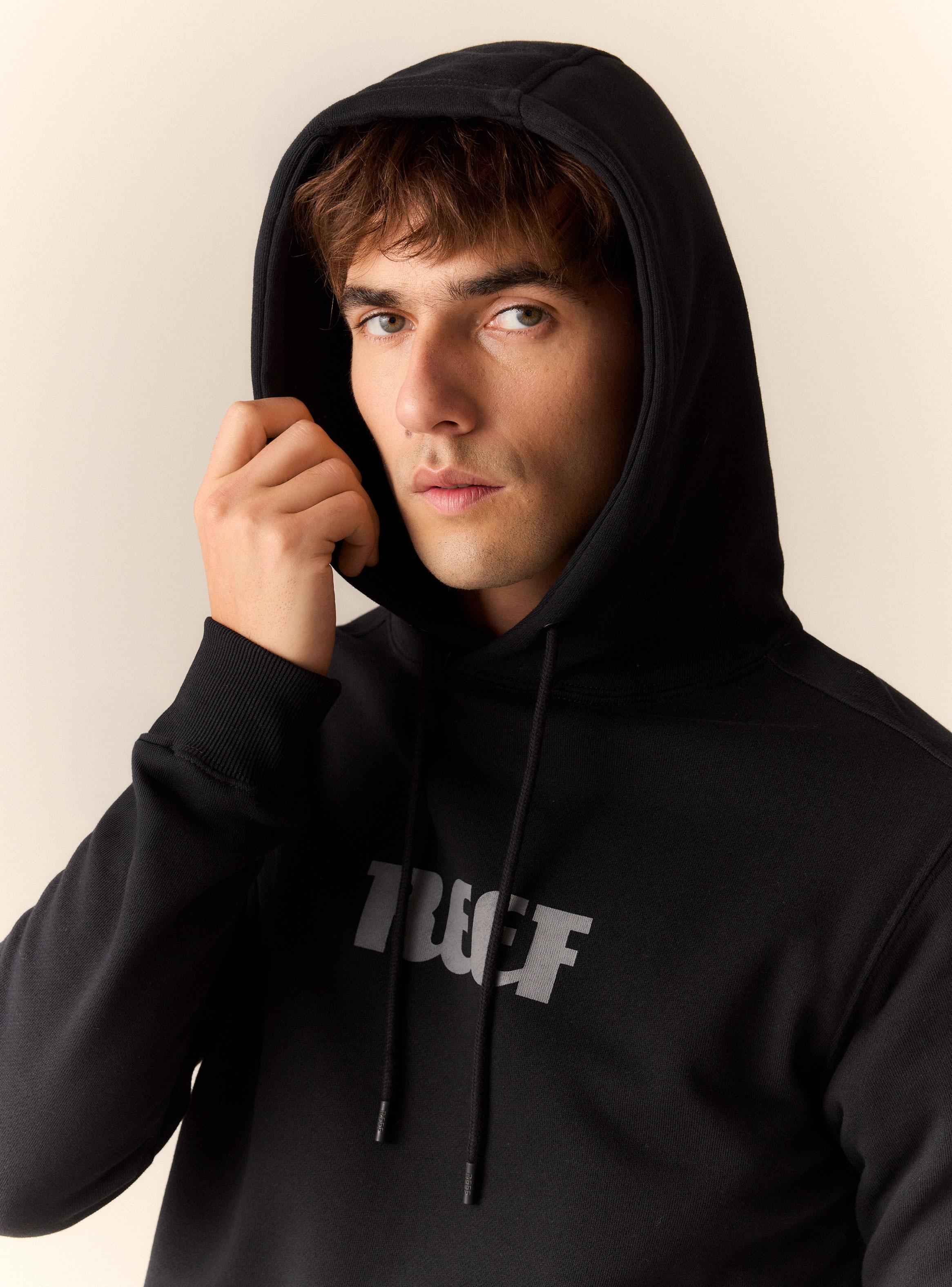 Polerón Capucha Bolsillo Canguro Print-2