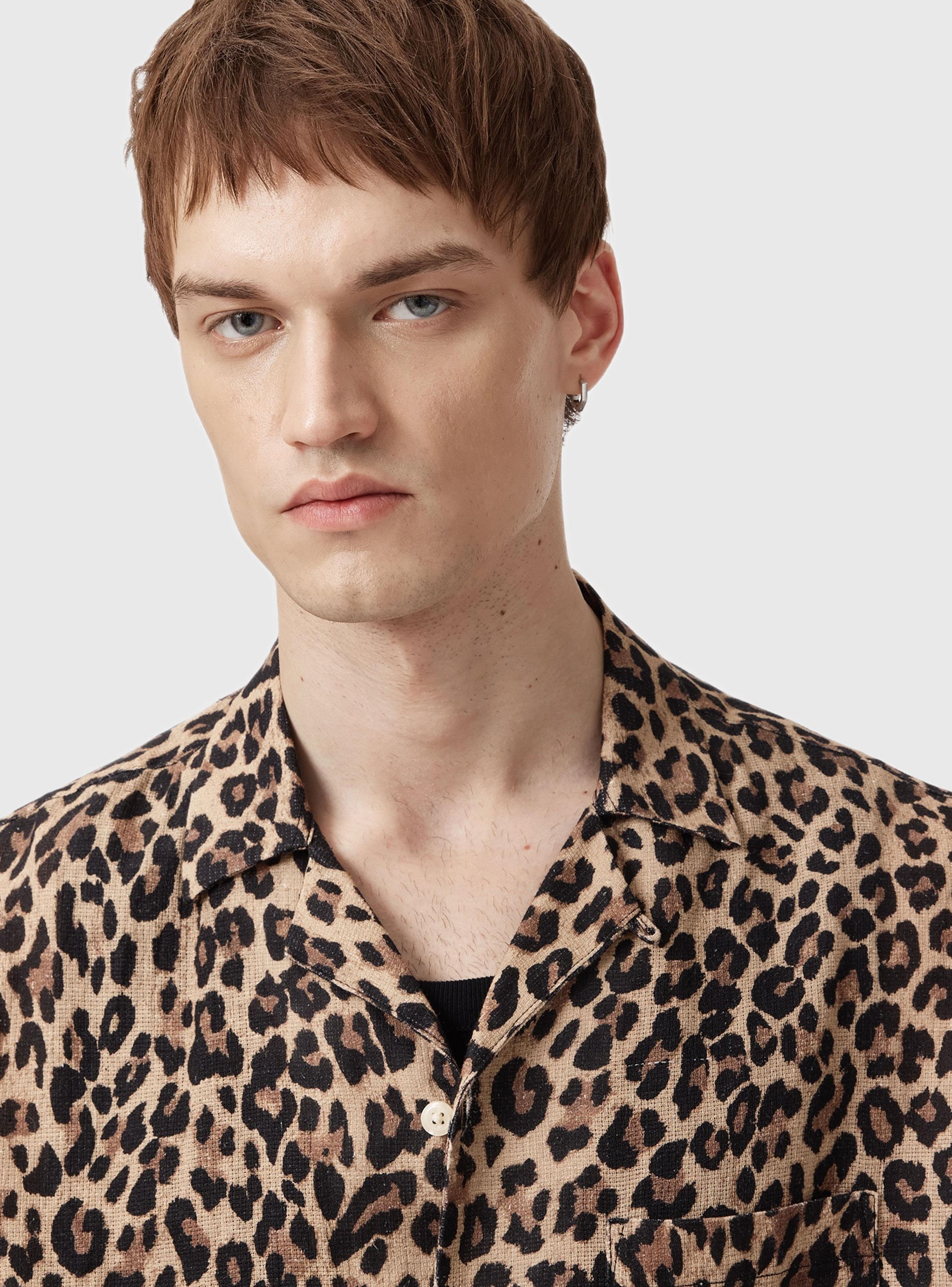 Camisa Leopardo Lino-3