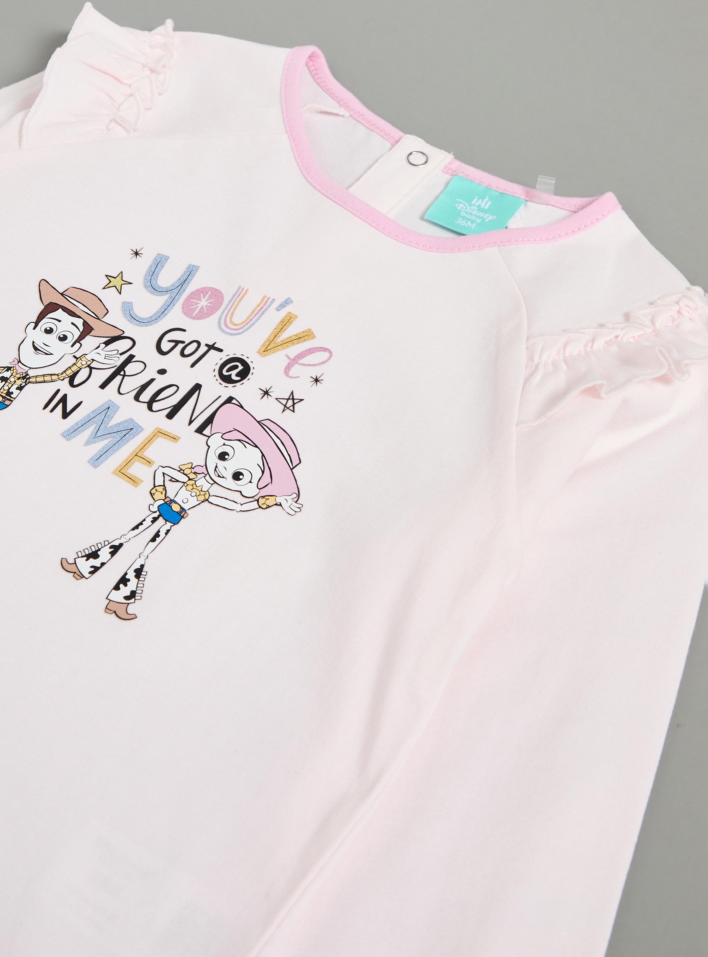 Polera Estampado Toy Story Pixar Rosado Algodón-3