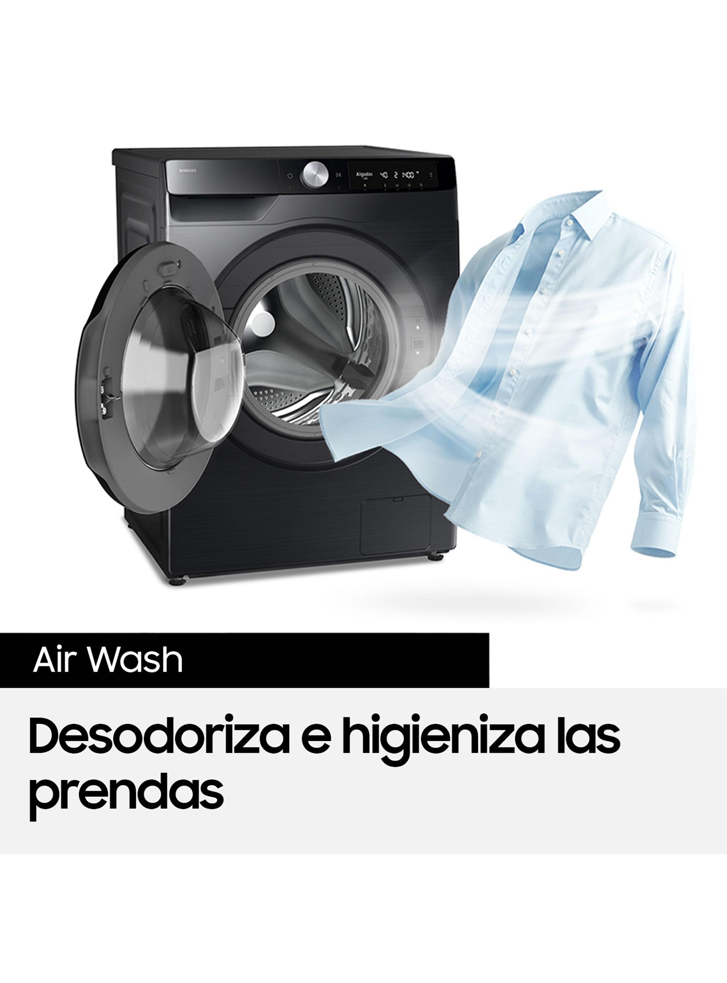 Lavadora-Secadora Frontal 12/8 Kg WiFi con IA Ecobubble WD12FG6B34BBZS 2025-4