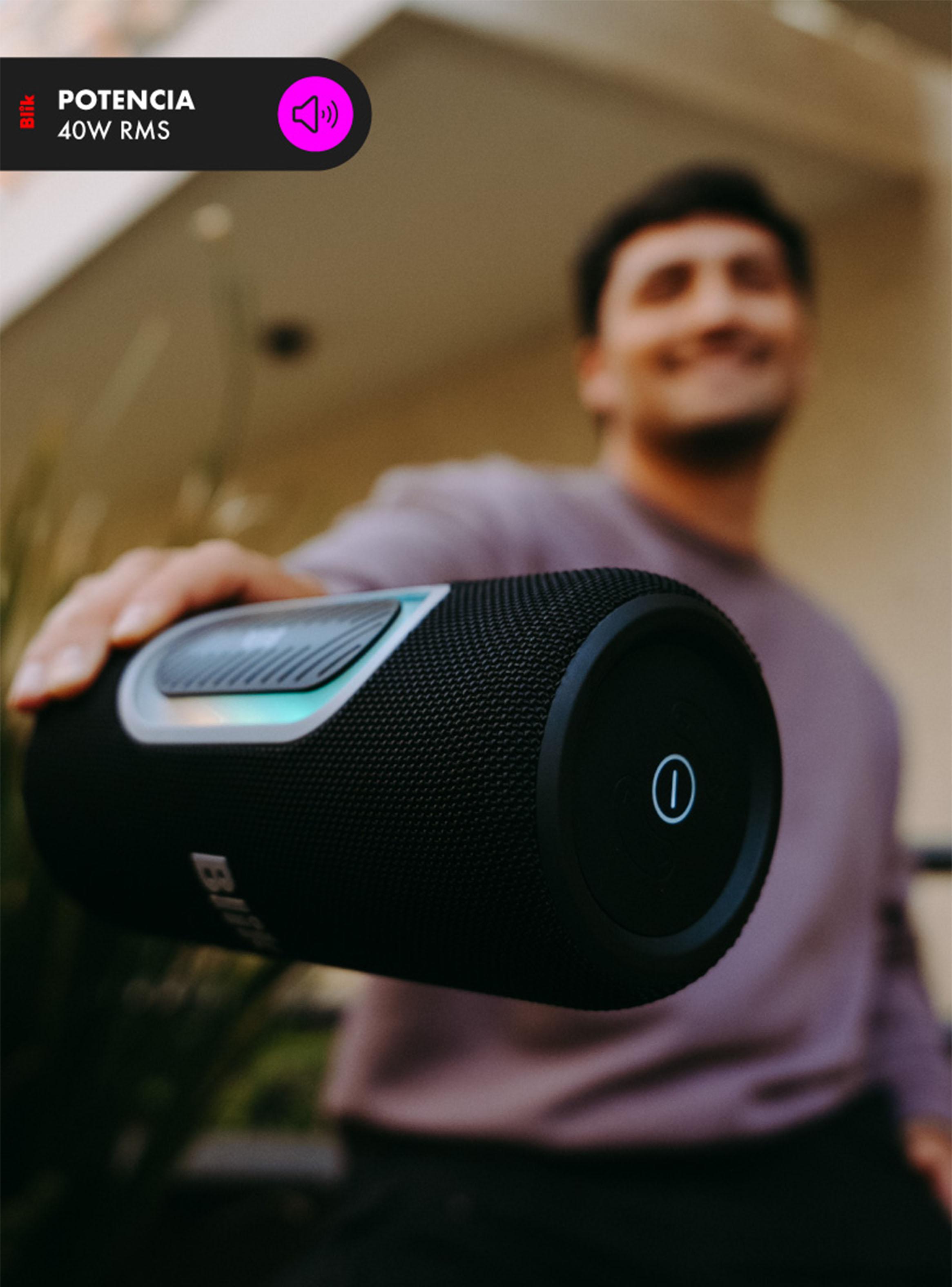 Parlante Bluetooth Portátil Hypebass40 40W Negro-2