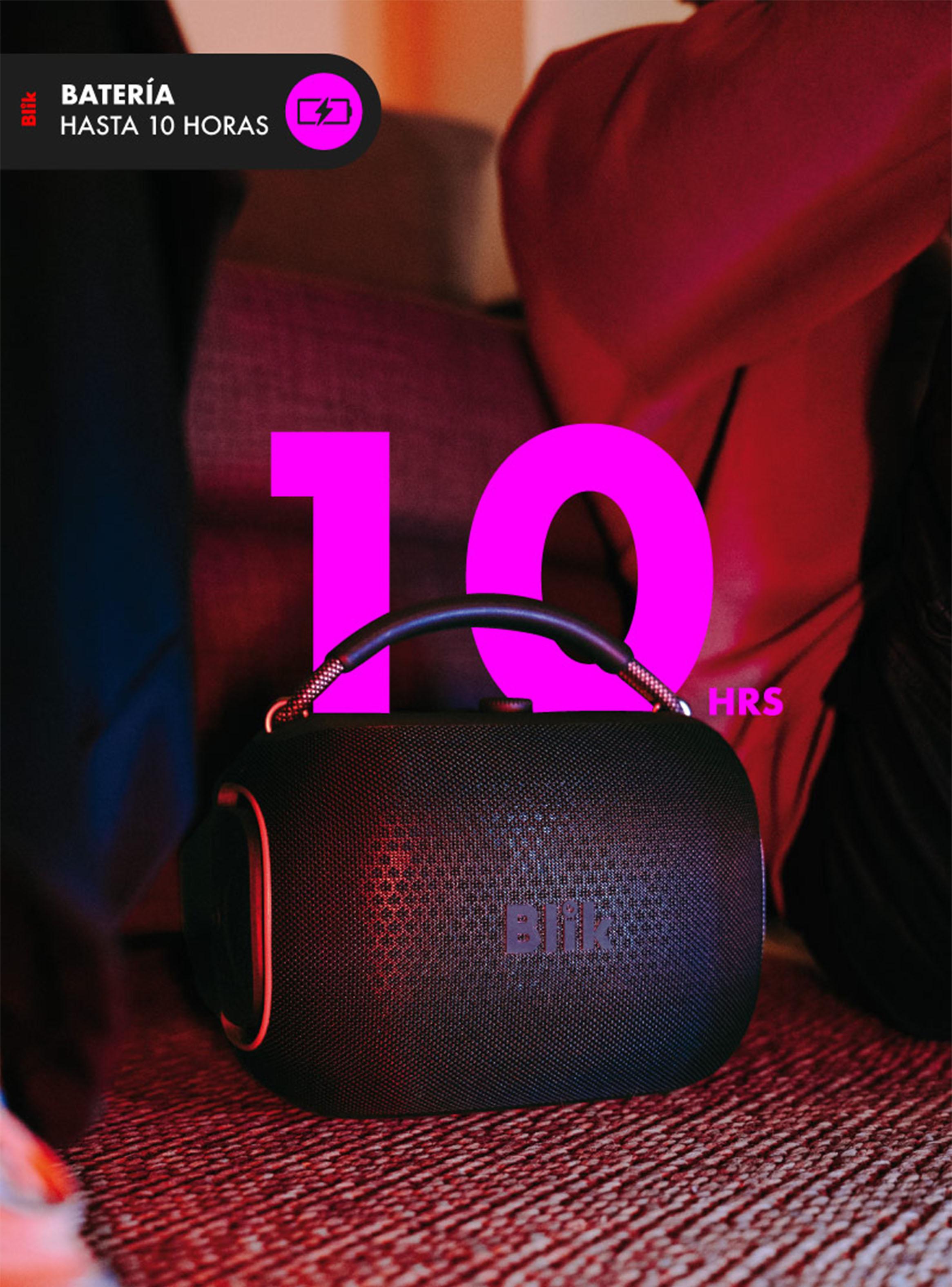 Parlante Bluetooth Portátil Hypebox 100W Negro-4