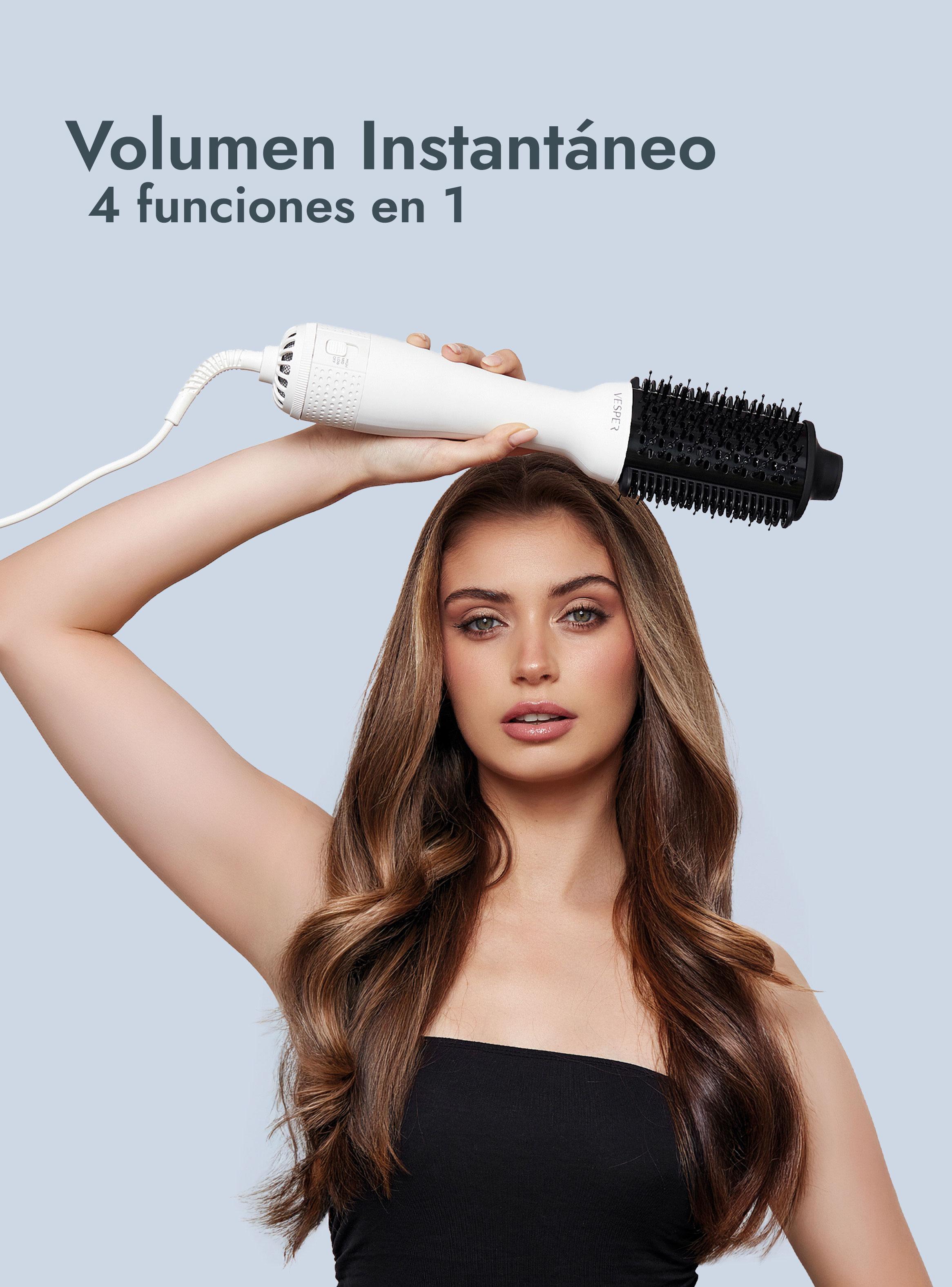 Cepillo Alisador 4 en 1 VH-011 Blanco-5