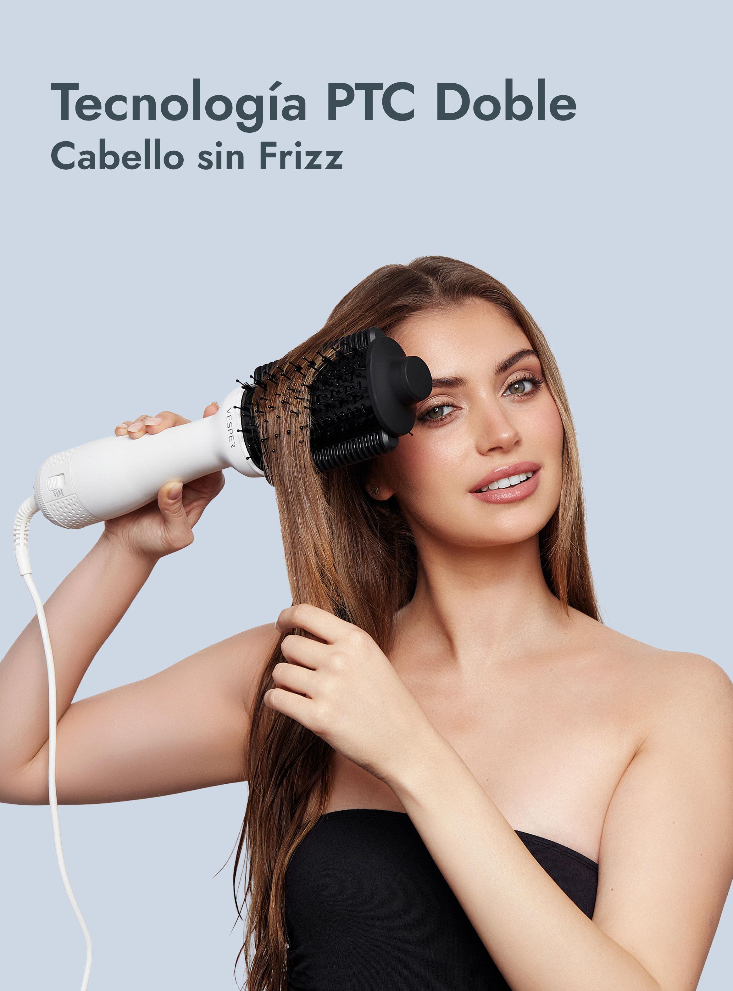 Cepillo Alisador 4 en 1 VH-011 Blanco-4