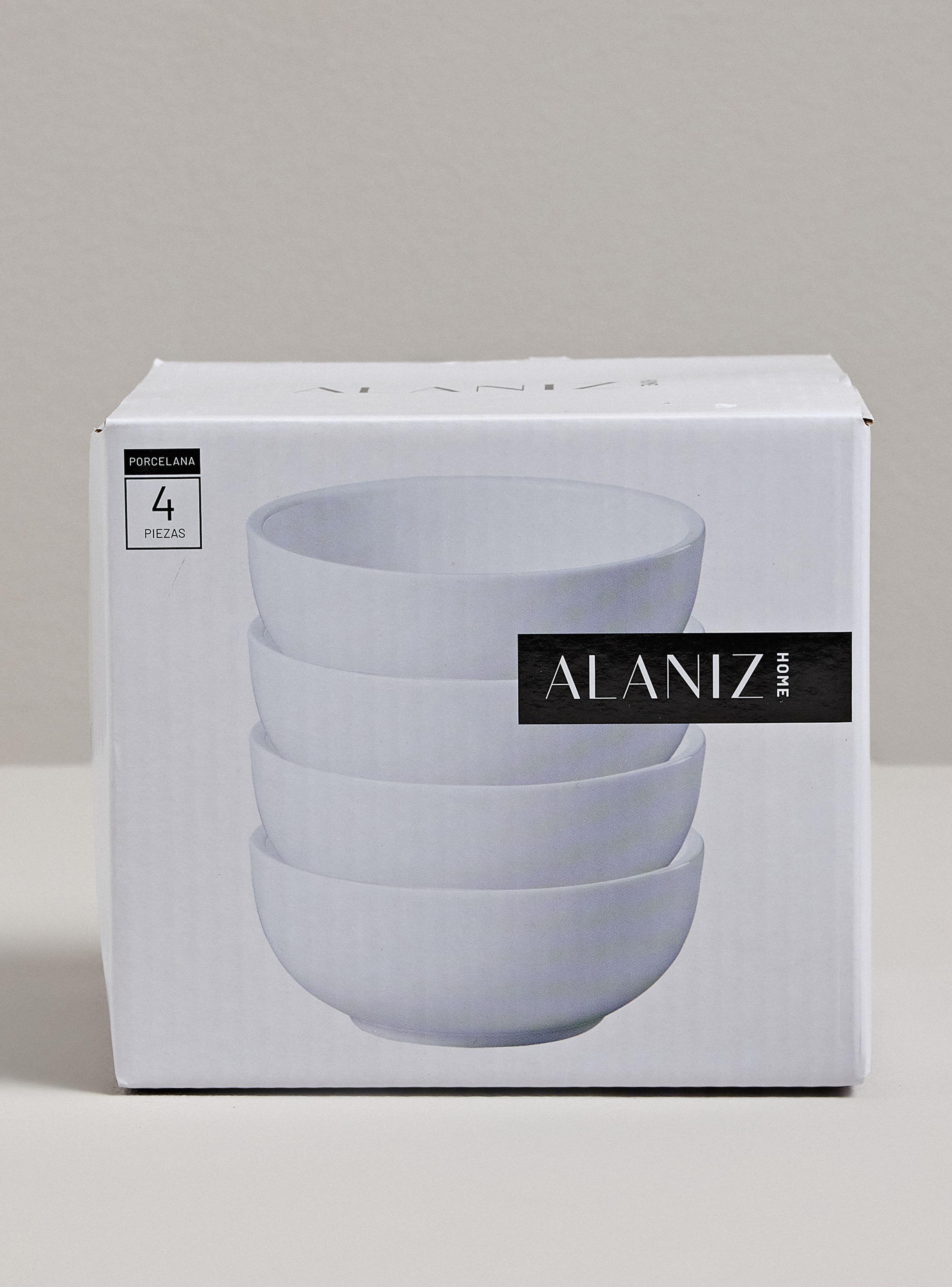 Set de 4 Bowls Neutral 12 cm Porcelana-3