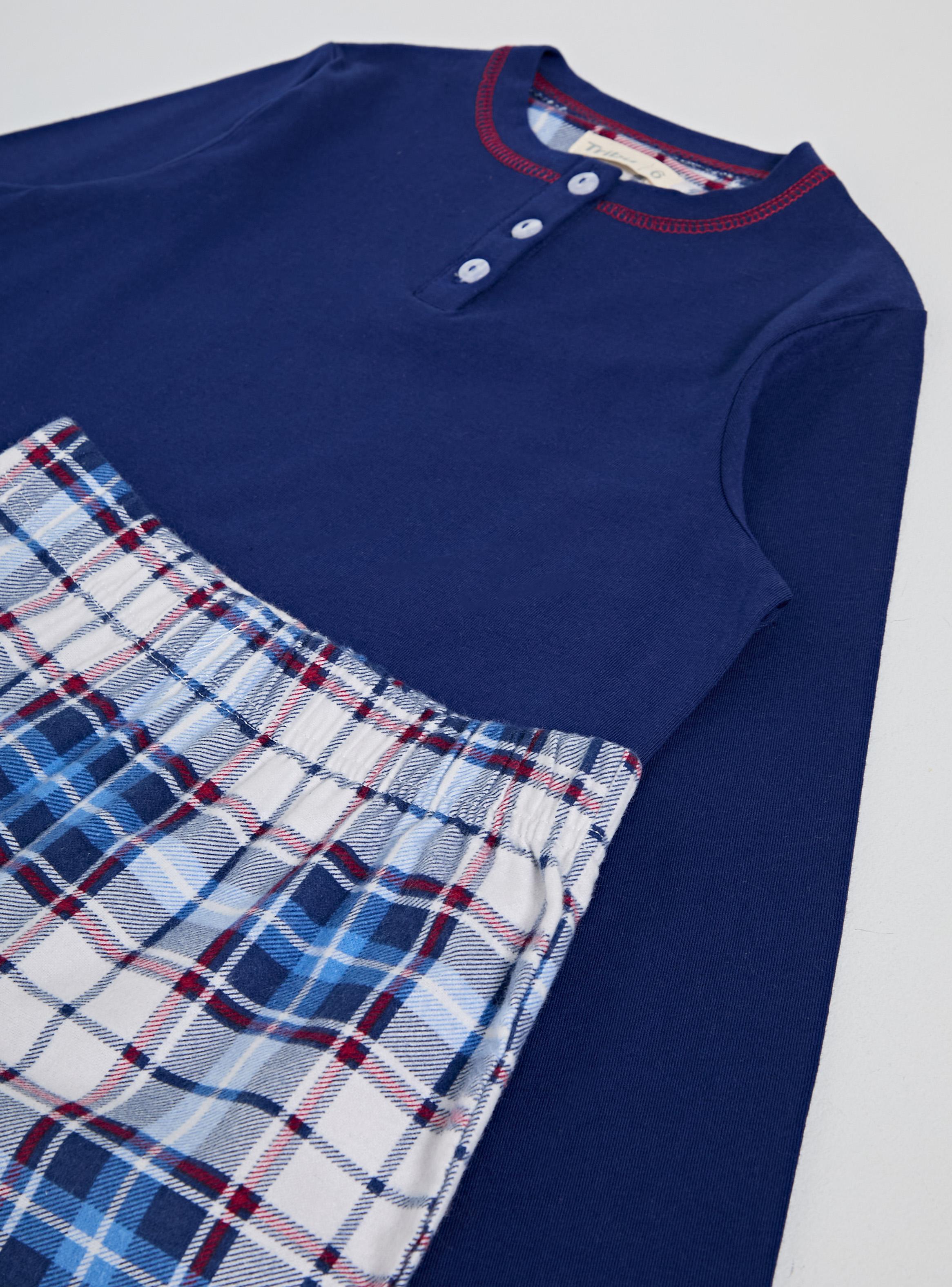 Pijama Match Familiar Escocés-3