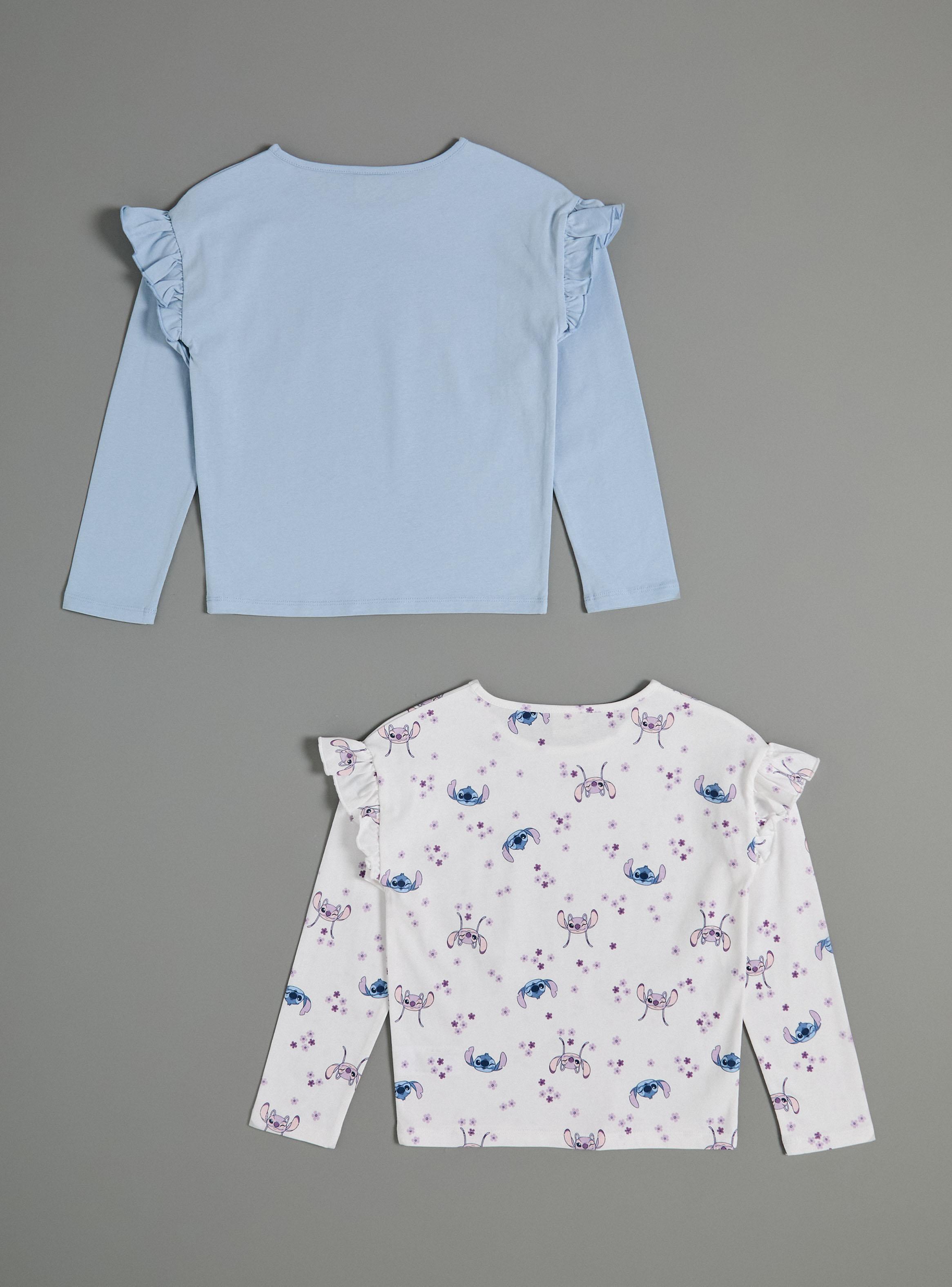 Pack de 2 Poleras Estampado Stitch Algodón-2