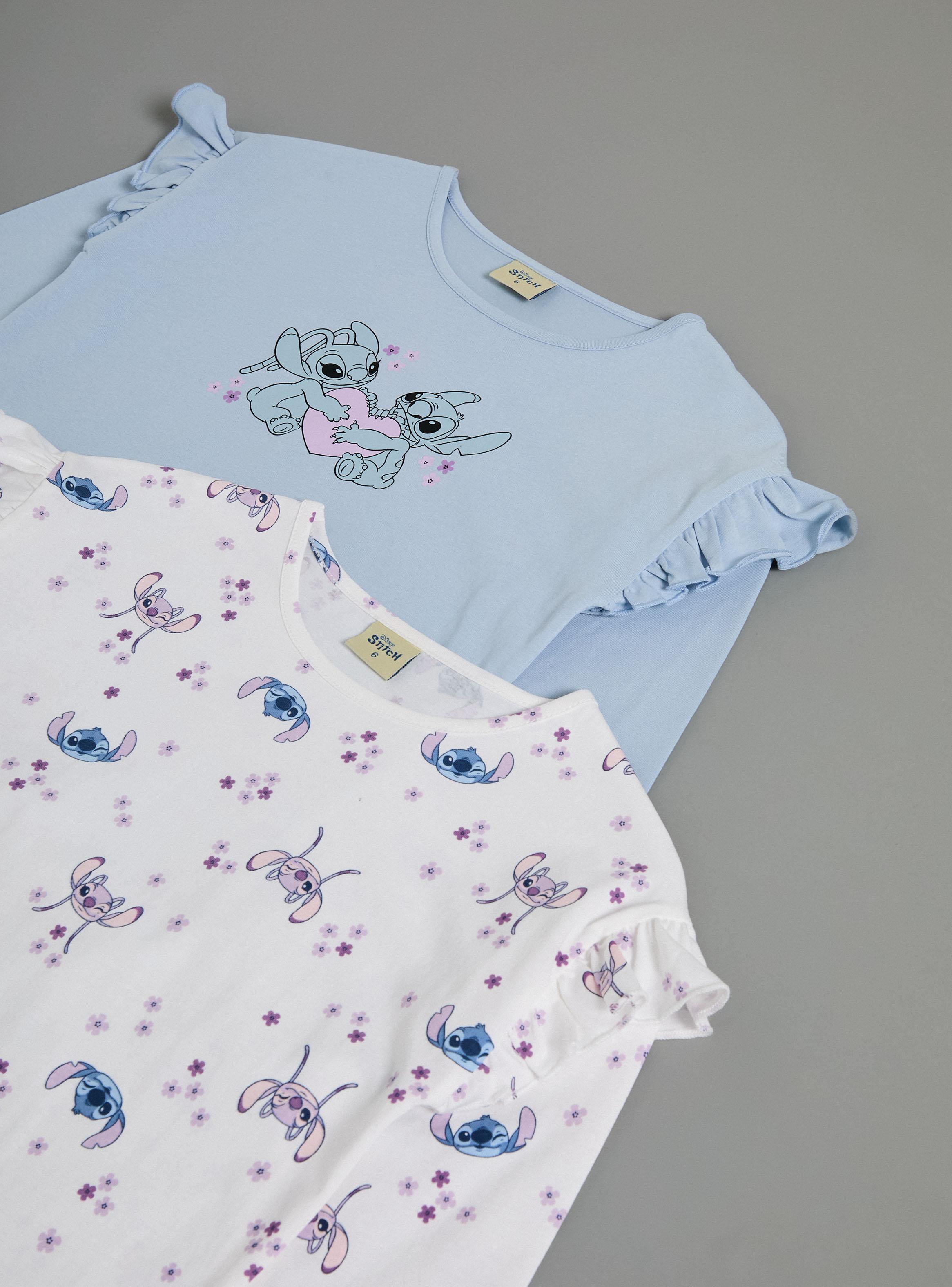 Pack de 2 Poleras Estampado Stitch Algodón-3