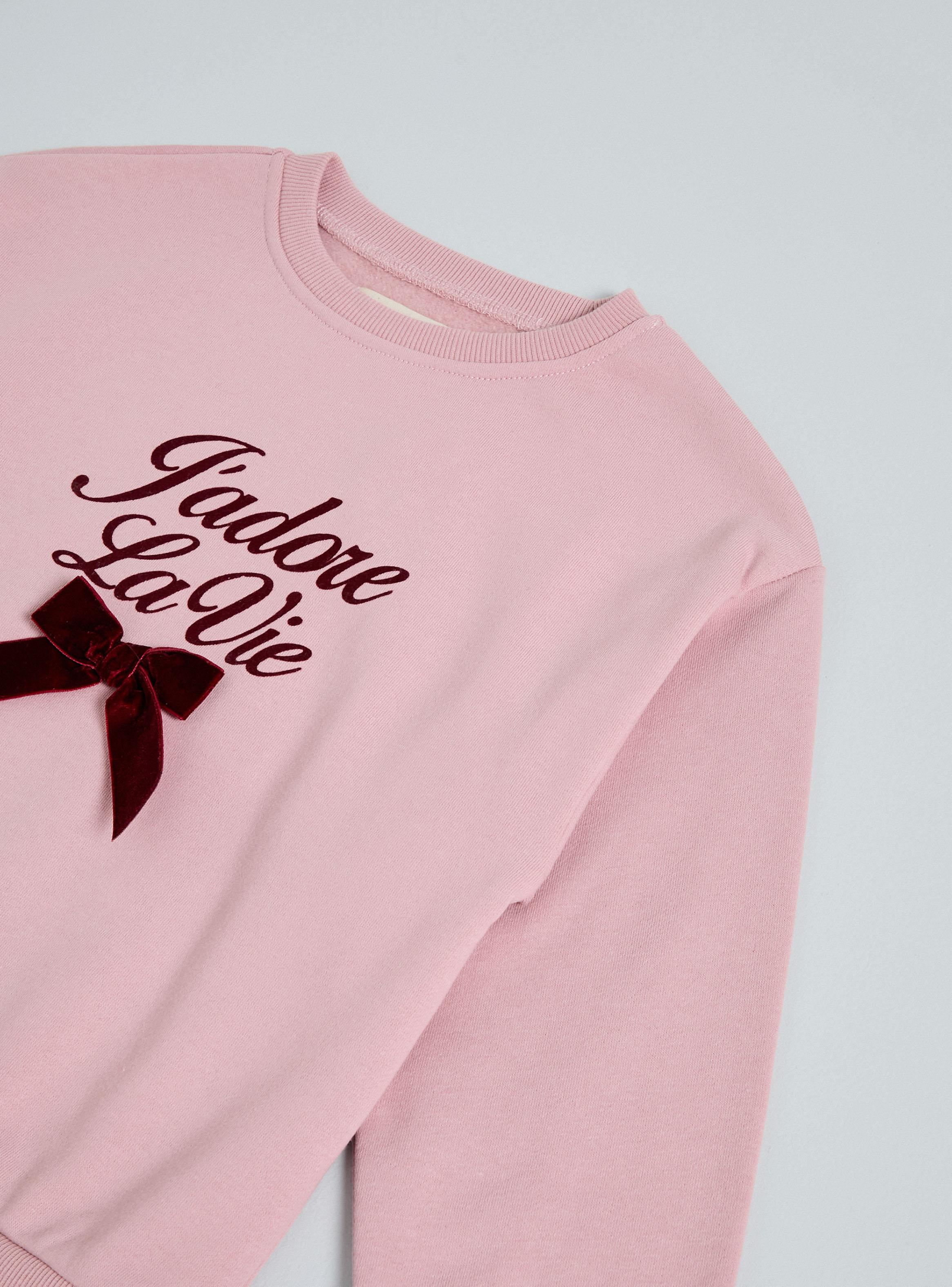 Polerón Crew con Cinta Decorativa Frontal-3