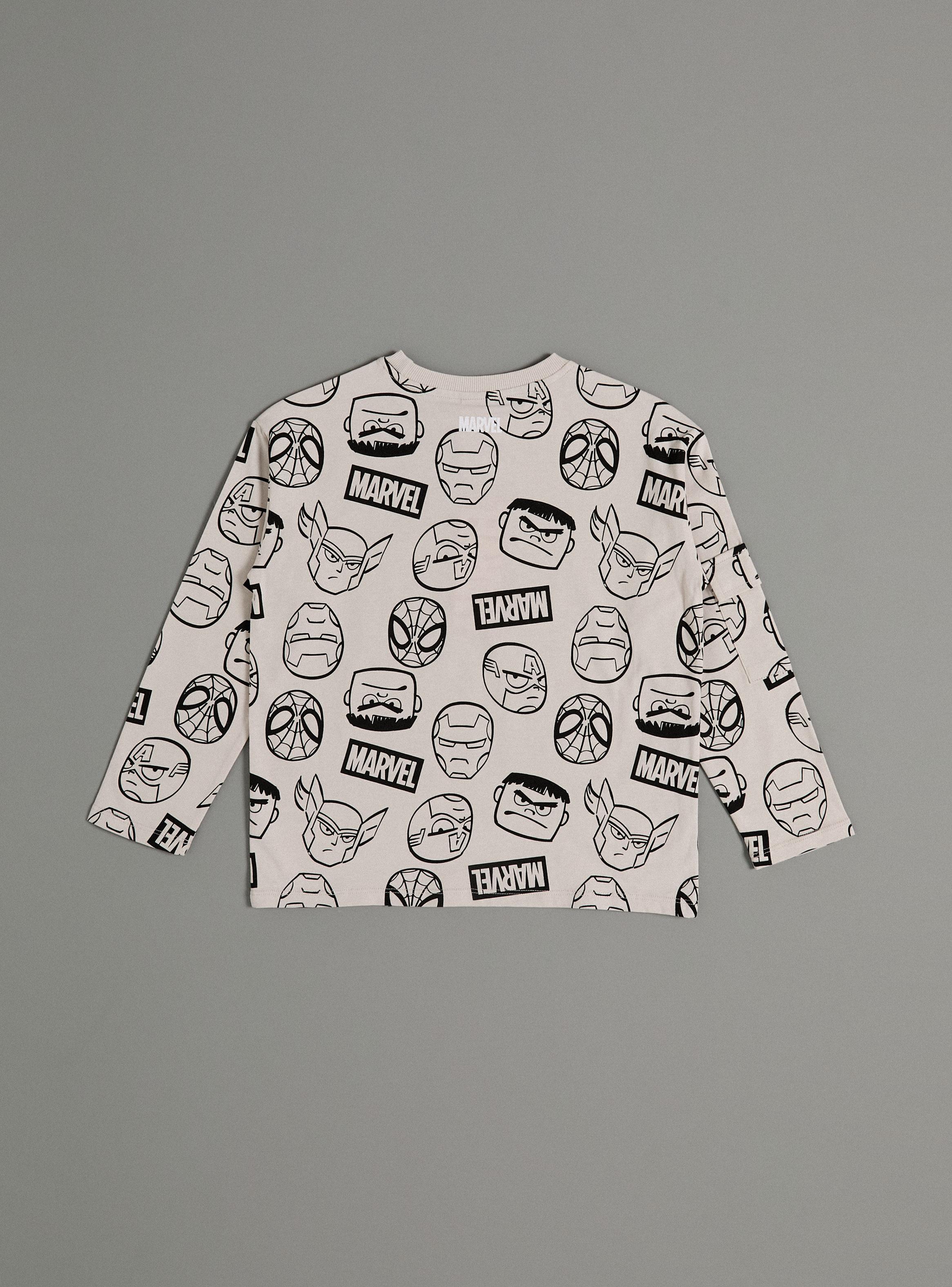 Polera Estampada Personajes Avengers Algodón-2