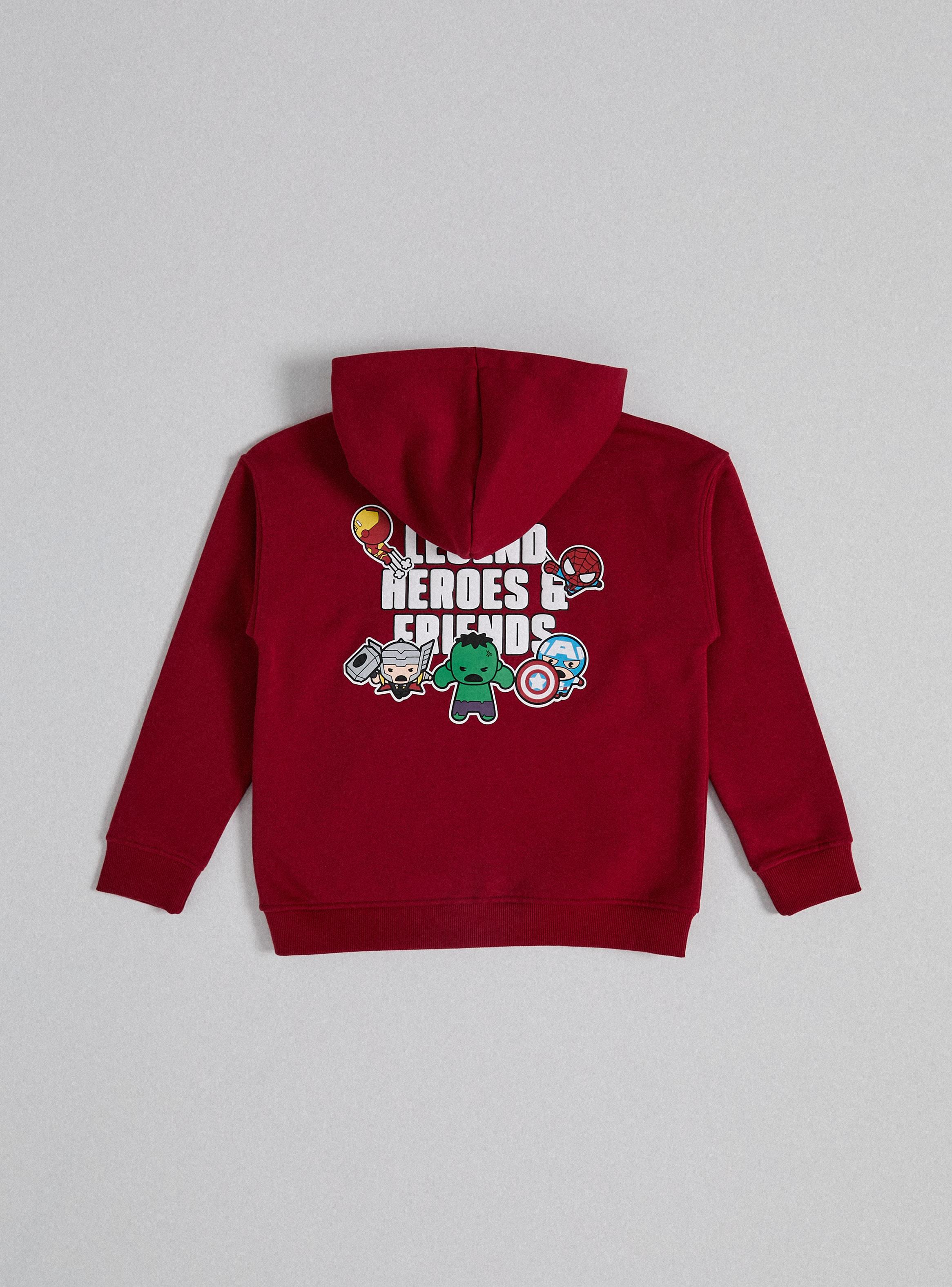 Polerón con Capucha Personajes Avengers Algodón-2