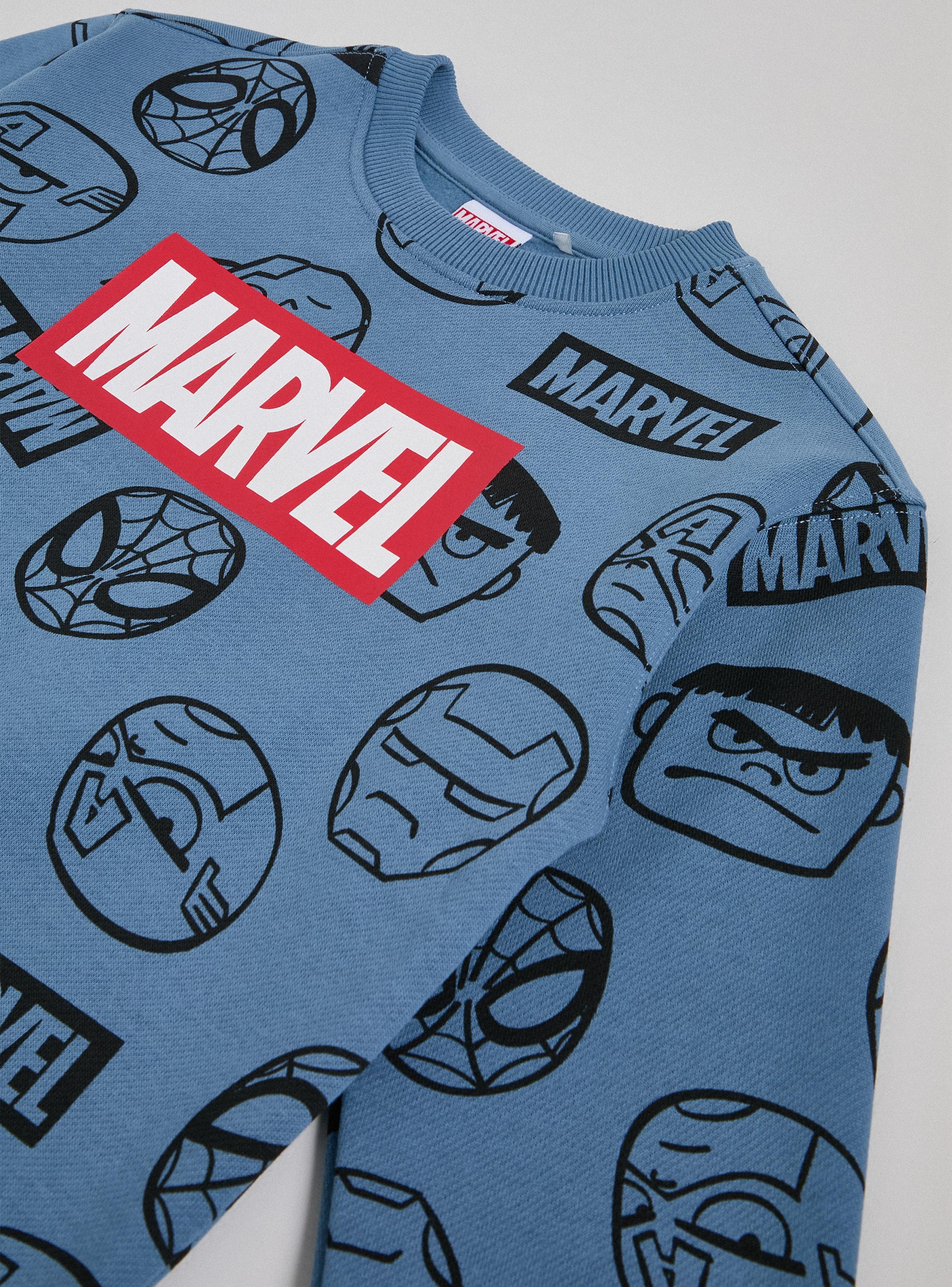 Polerón Full Estampado Personajes Avengers Algodón-3