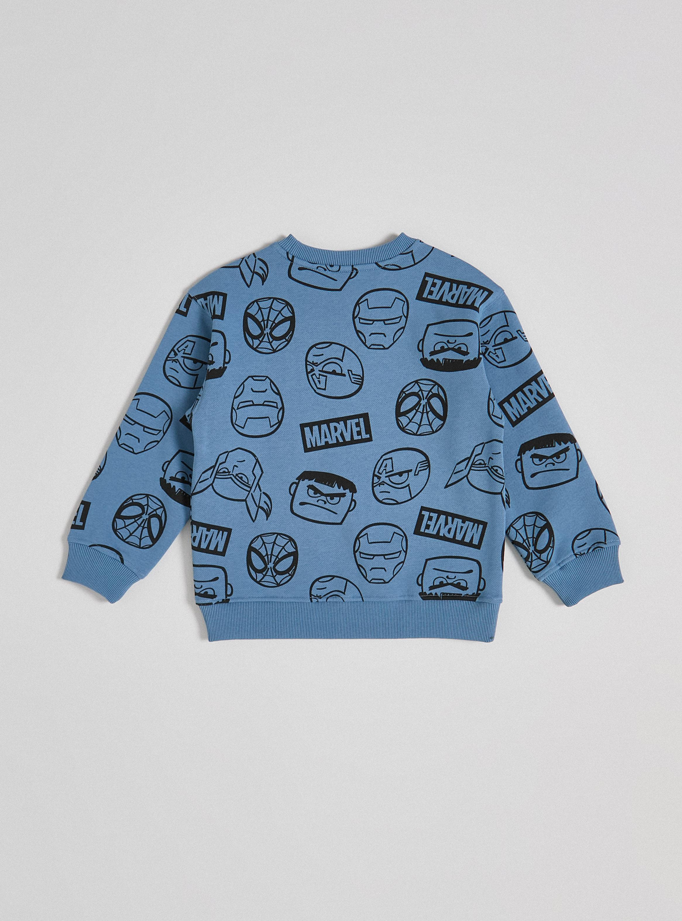 Polerón Full Estampado Personajes Avengers Algodón-2