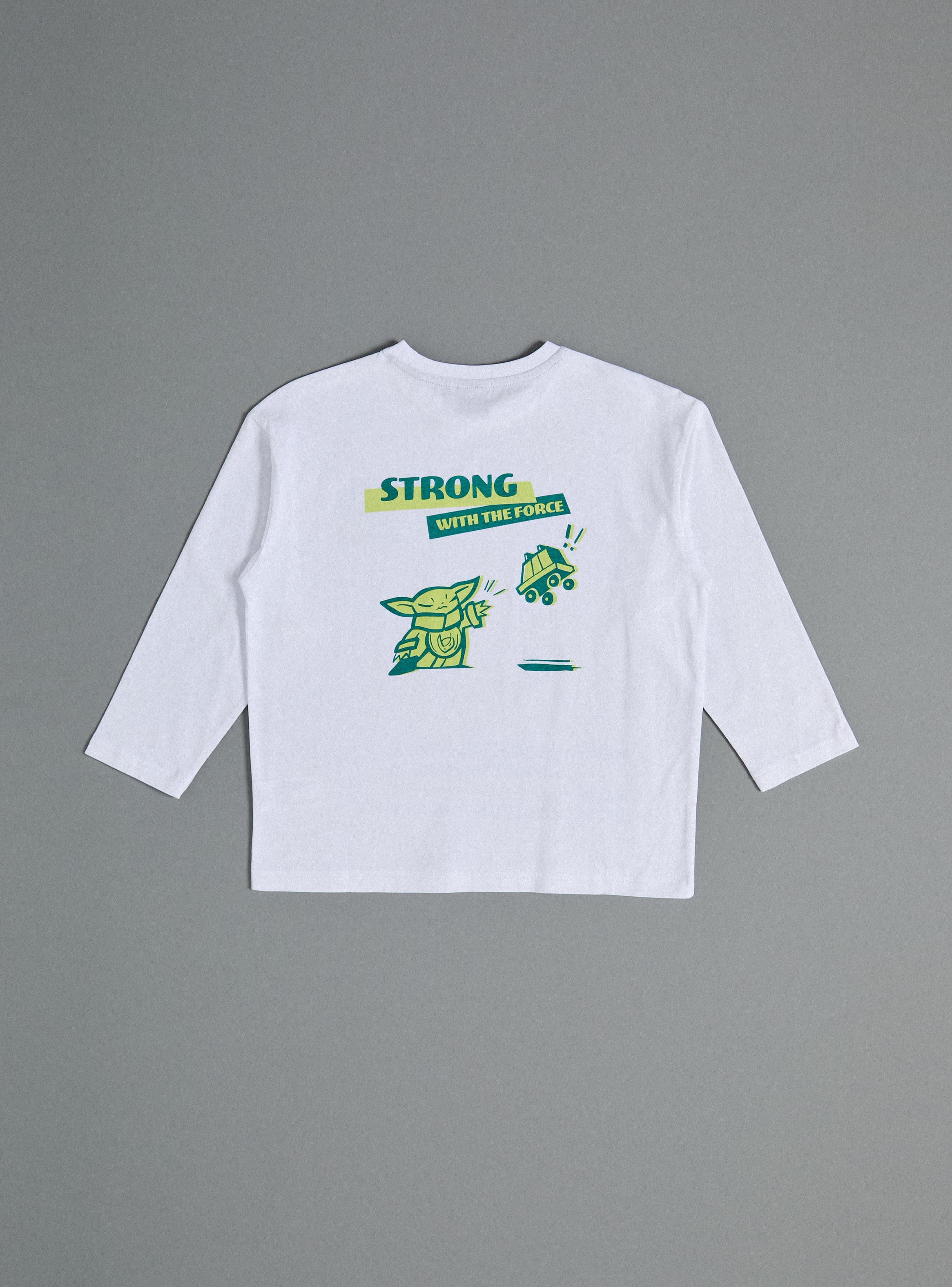 Polera Estampado Mandalorian Frente y Espalda Algodón-2