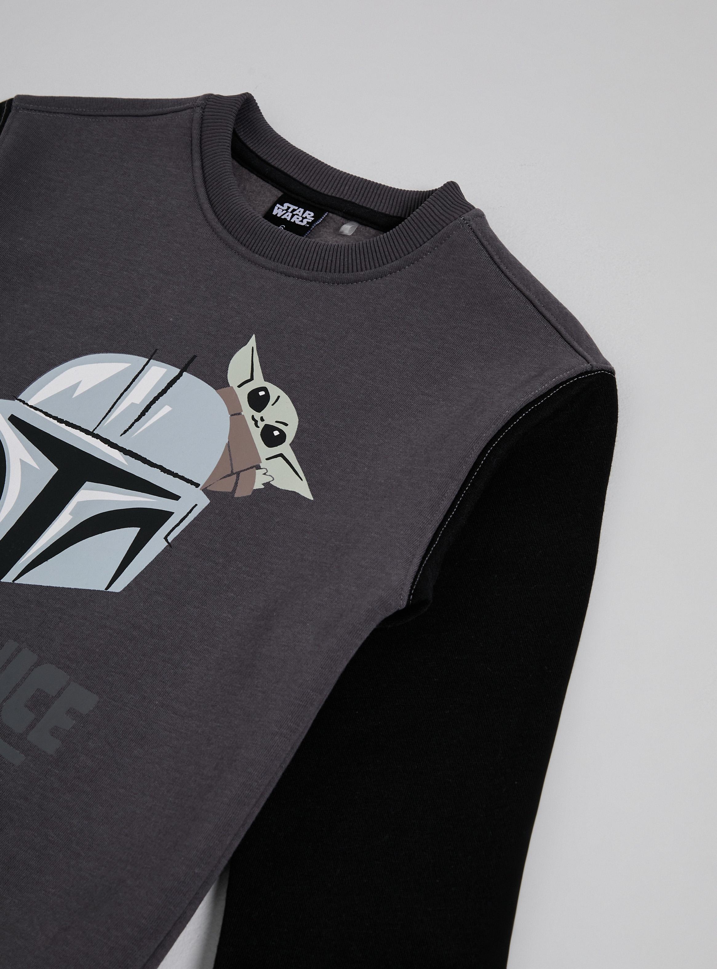 Polerón Estampado Mandalorian Algodón-3