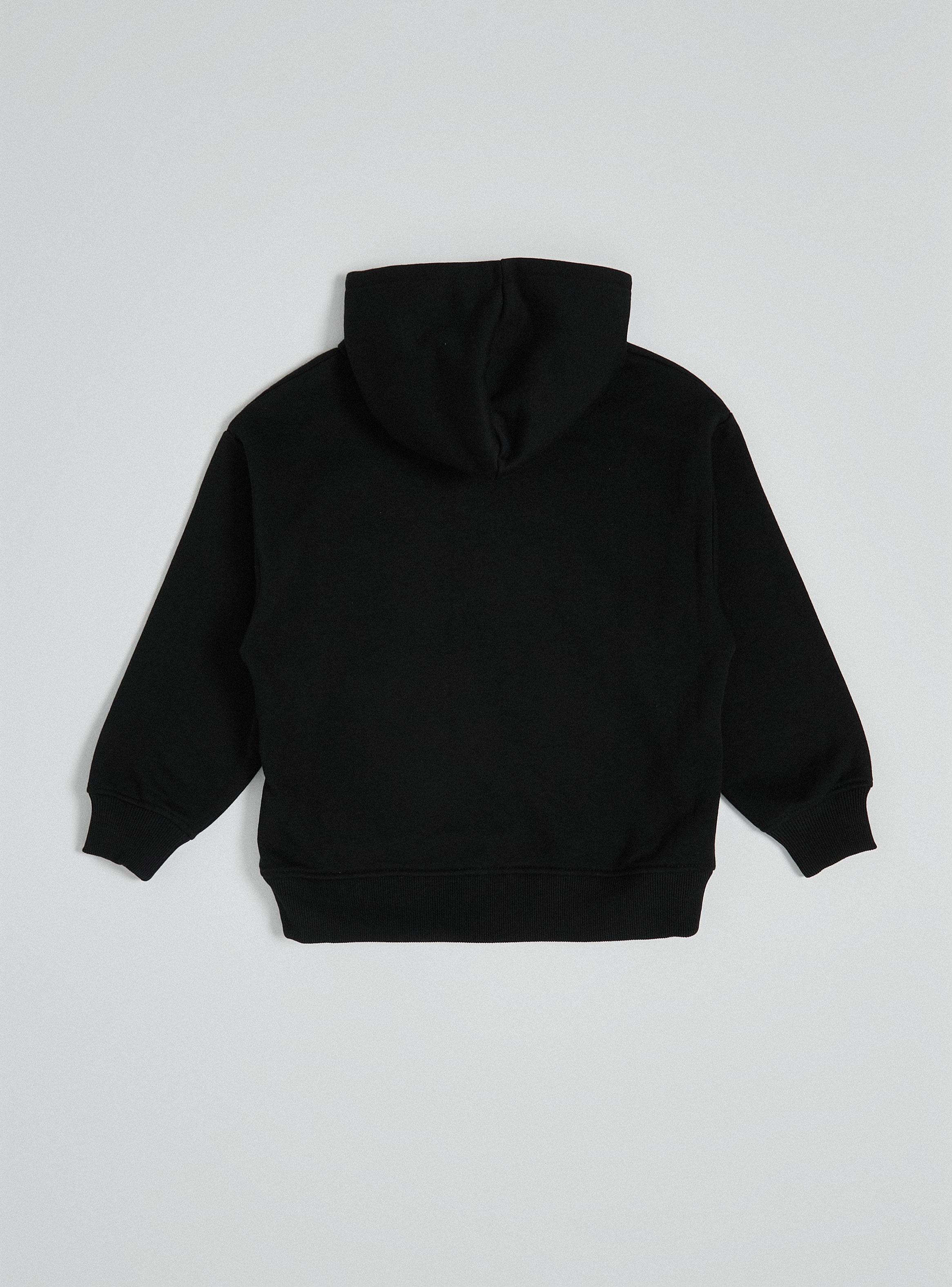 Polerón Capucha Estampado Mandalorian Algodón-2