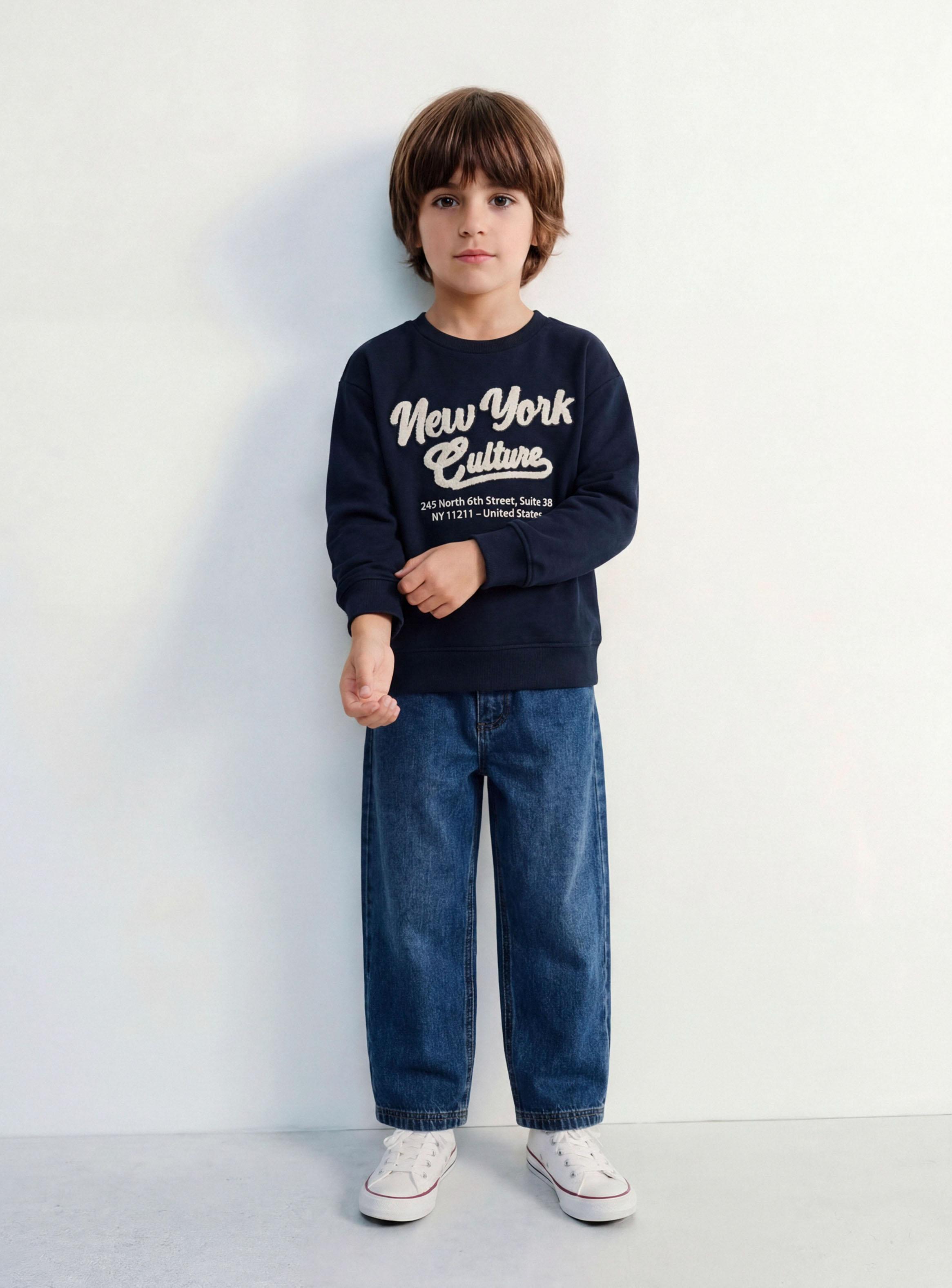 Jeans Básico Tipo Baggy-0