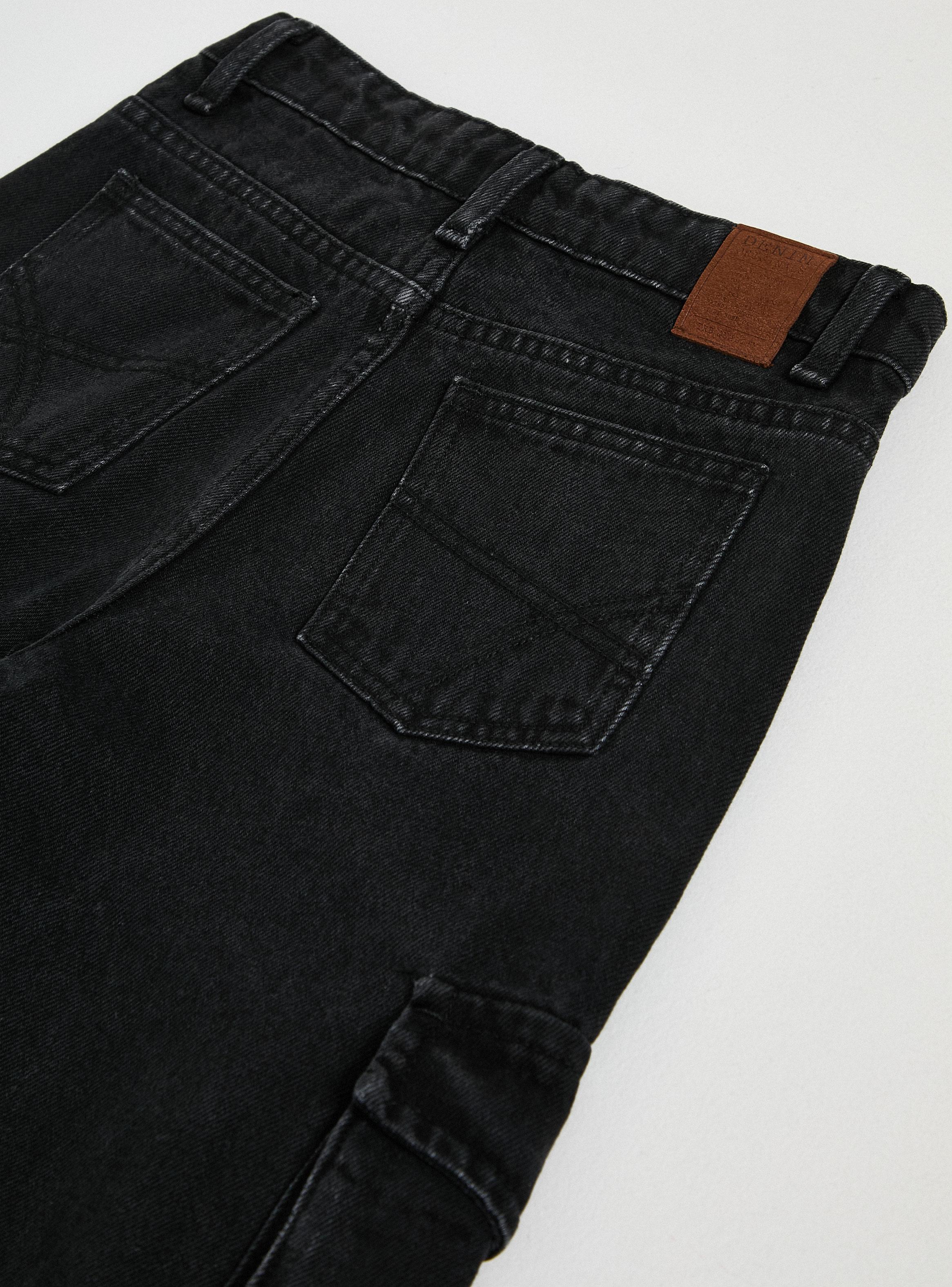 Jeans Comfort Fit Bolsillos Cargo-2