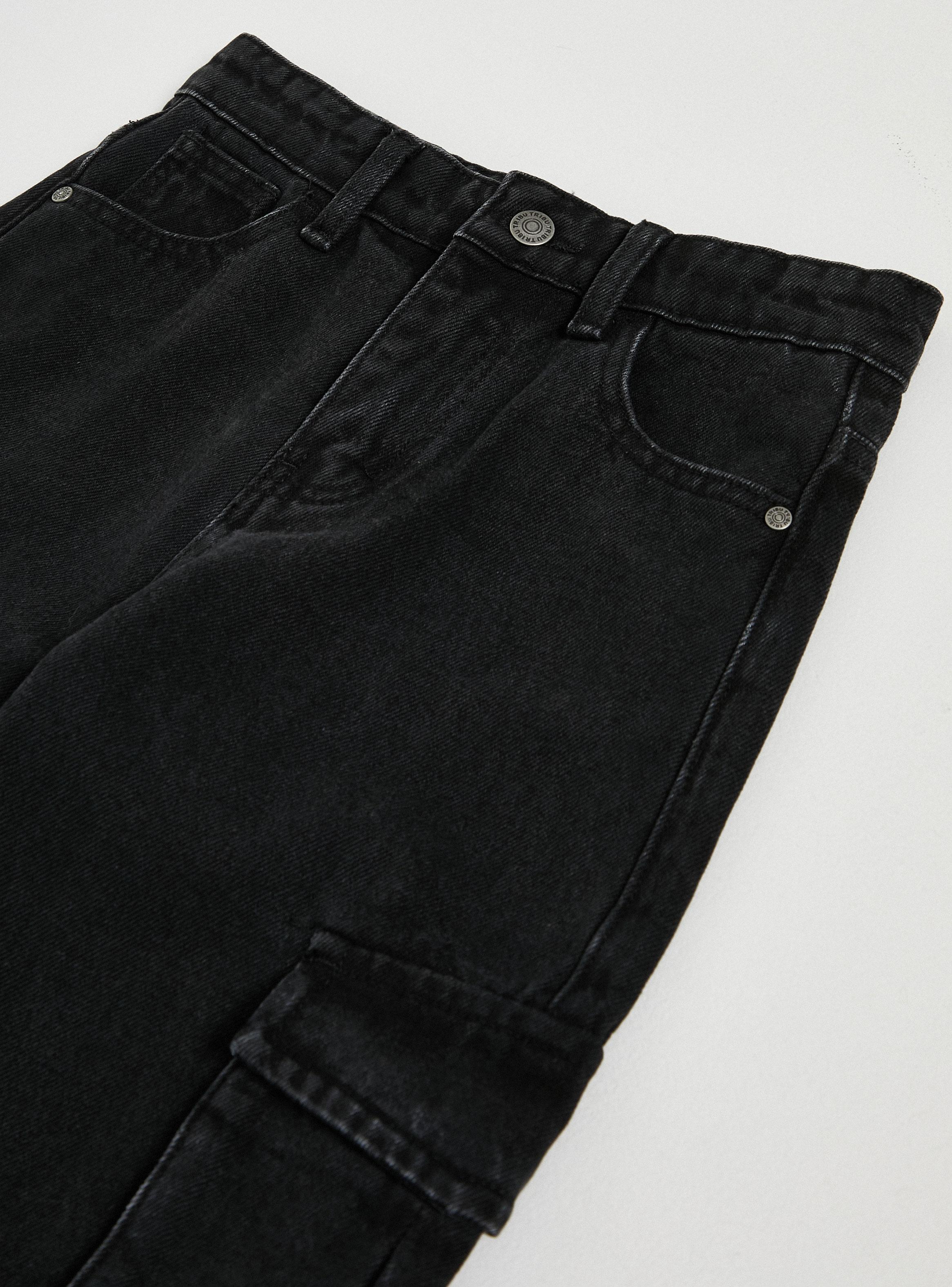 Jeans Comfort Fit Bolsillos Cargo-3