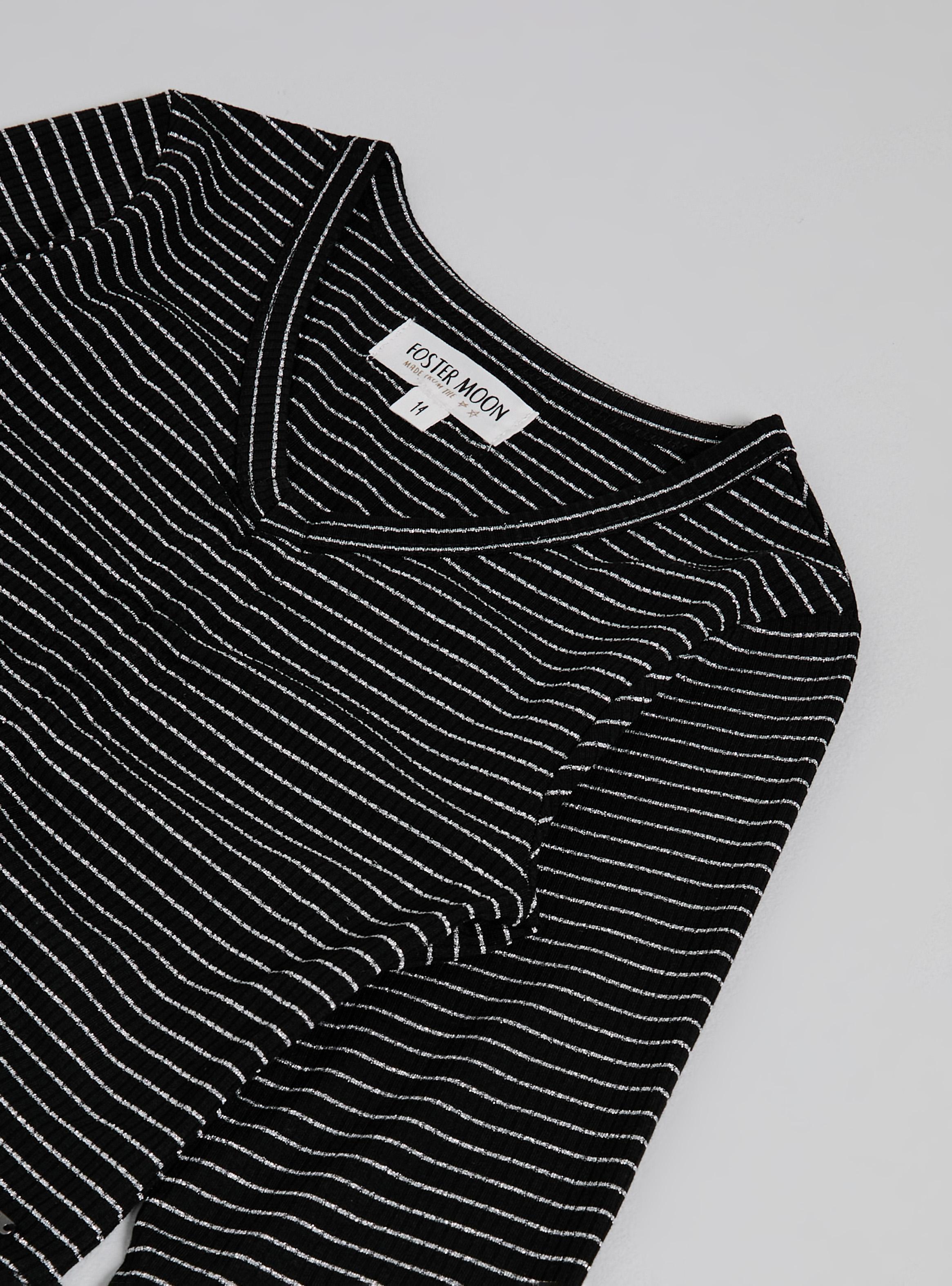 Polera Rayas Lurex Niña-3