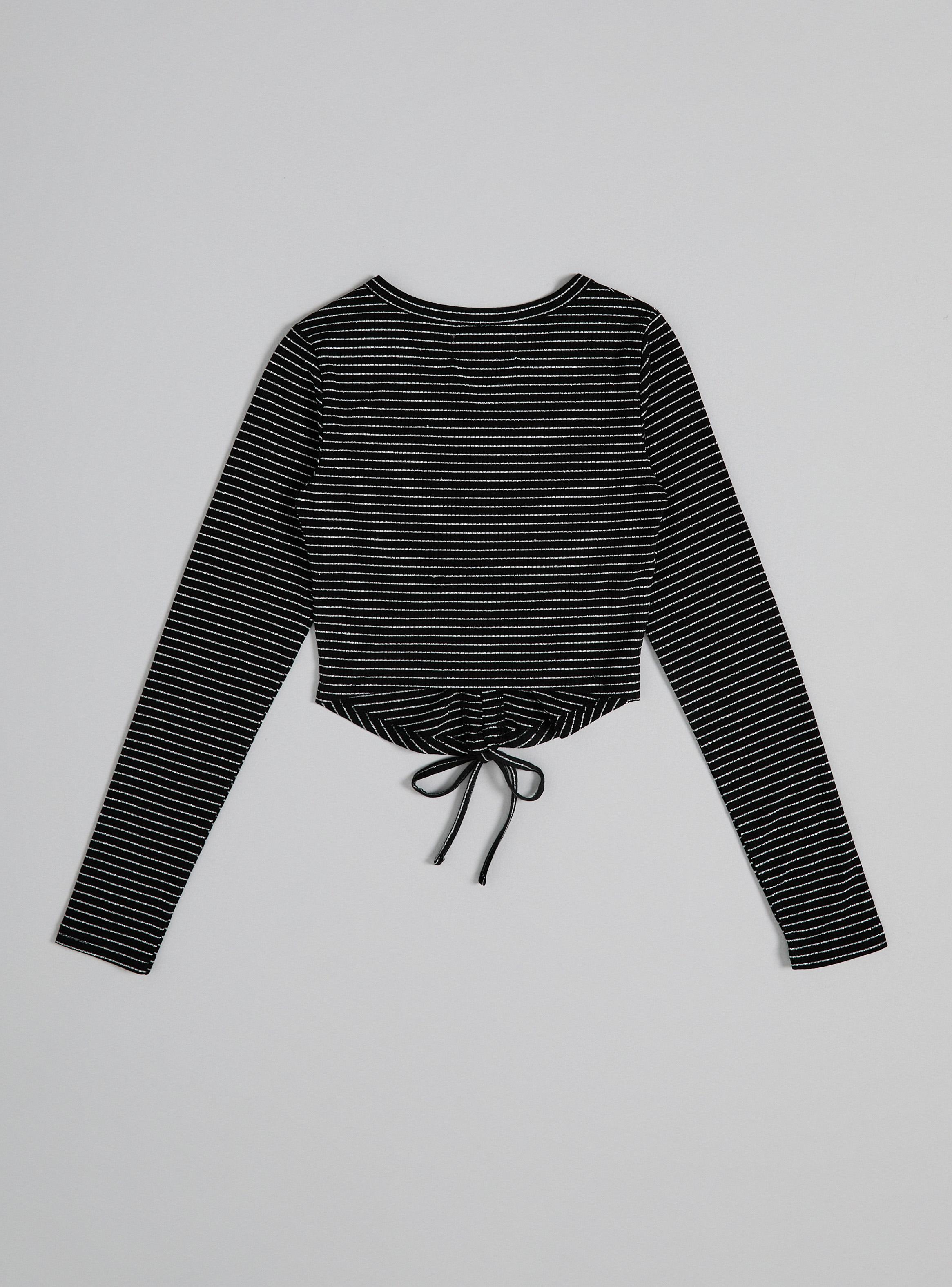 Polera Rayas Lurex Niña-2