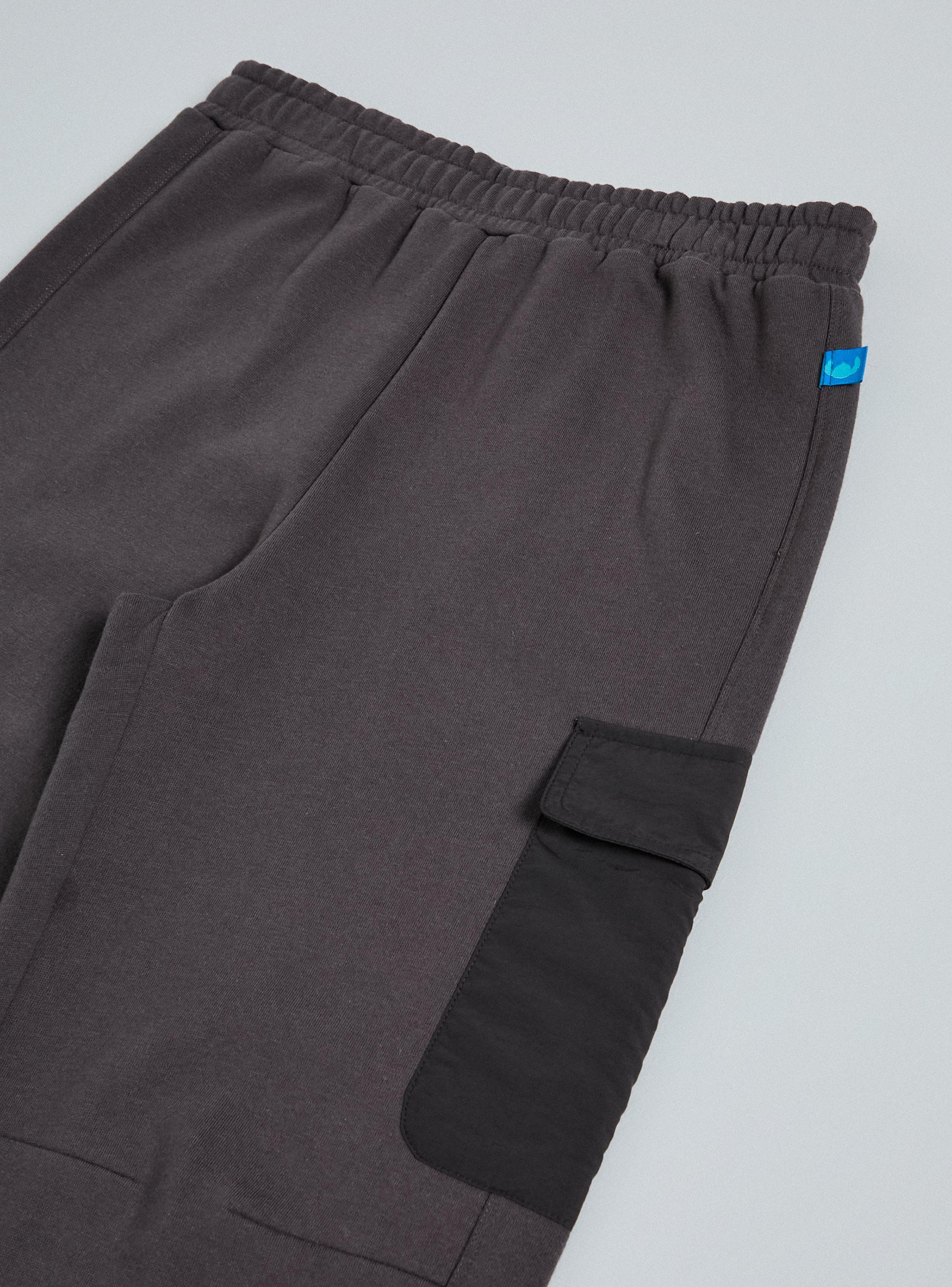 Pantalón de Buzo Jogger Bolsillo Stitch Algodón-3